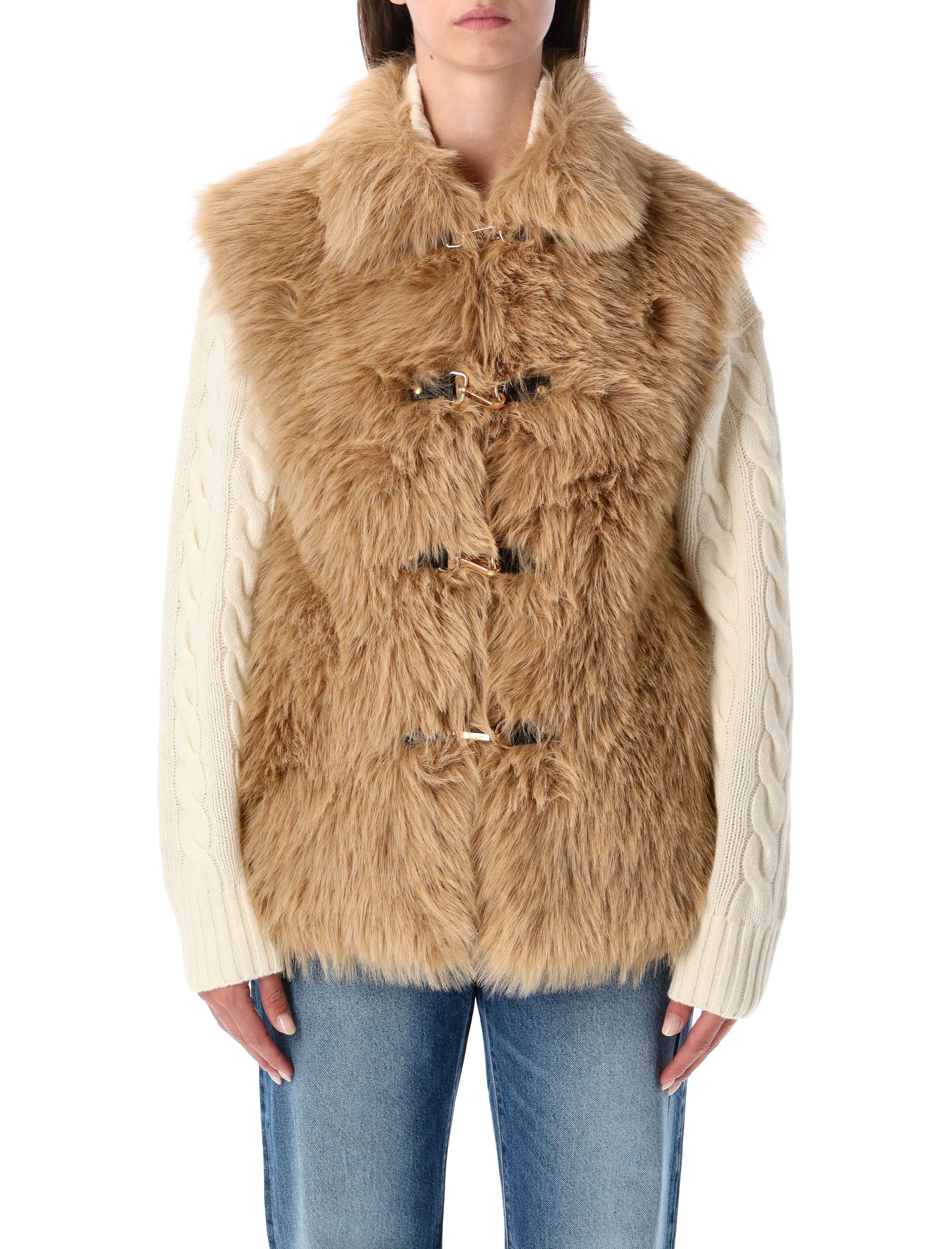 URBANCODE Reversible Faux Fur Gilet - Women's Sleeveless Outerwear