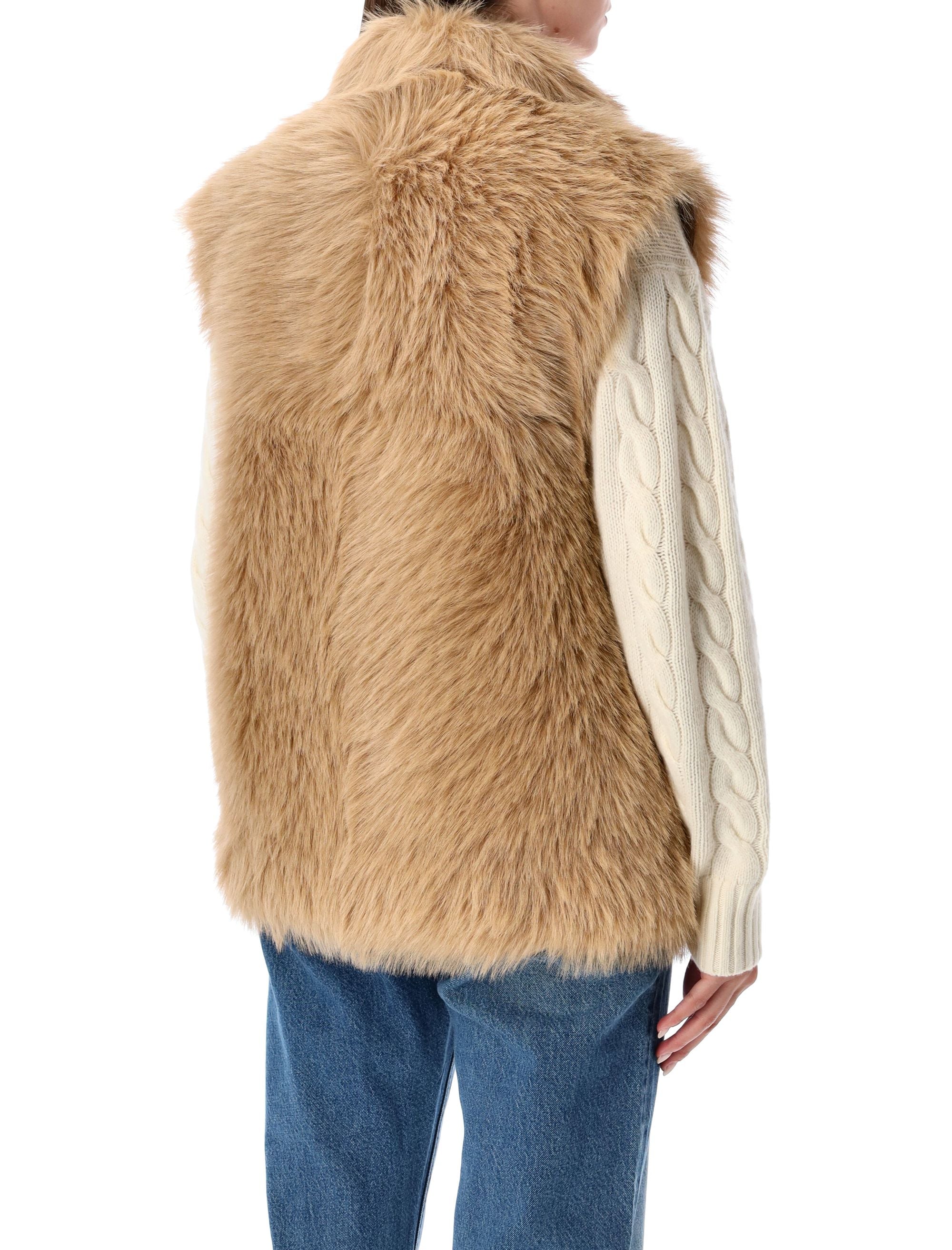 URBANCODE Reversible Faux Fur Gilet - Women's Sleeveless Outerwear