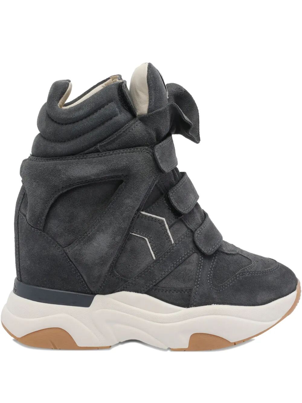 ISABEL MARANT Balskee High-Top Wedge Suede Sneakers - Women's