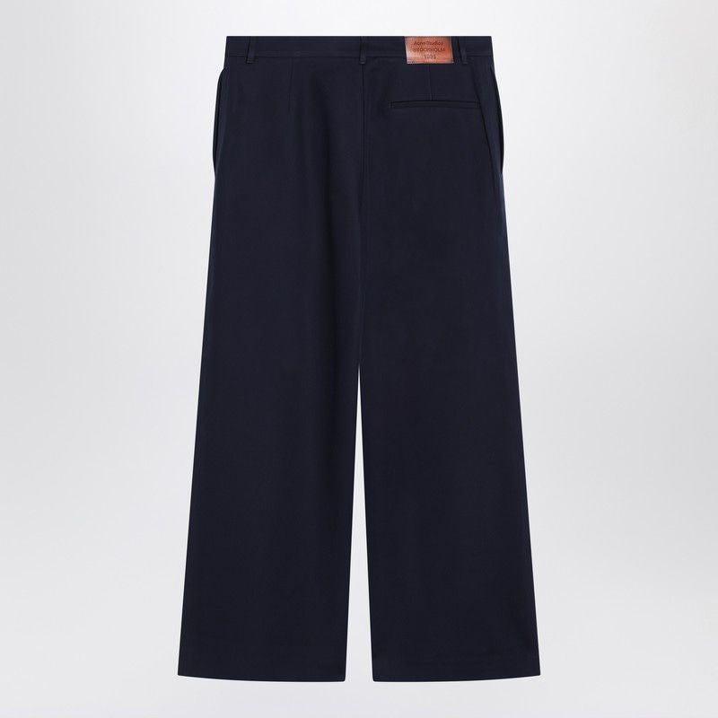 ACNE STUDIOS Classic Satin Trousers for Men - Regular Fit