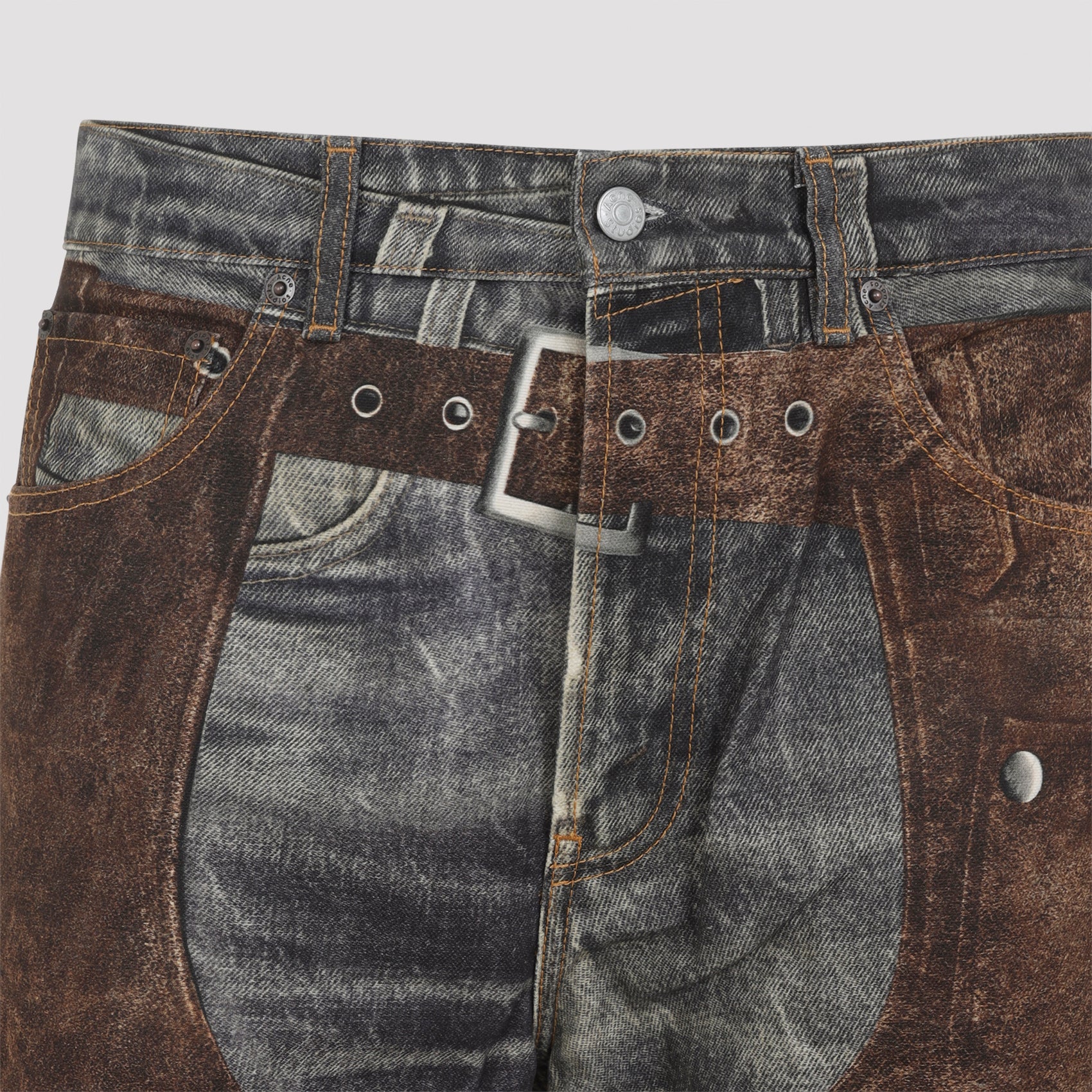 ACNE STUDIOS Trompe-L'Oeil Trousers for Men - Fall/Winter 2025