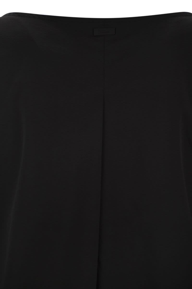 HERNO Sleeveless Tech Top with Adjustable Drawstring