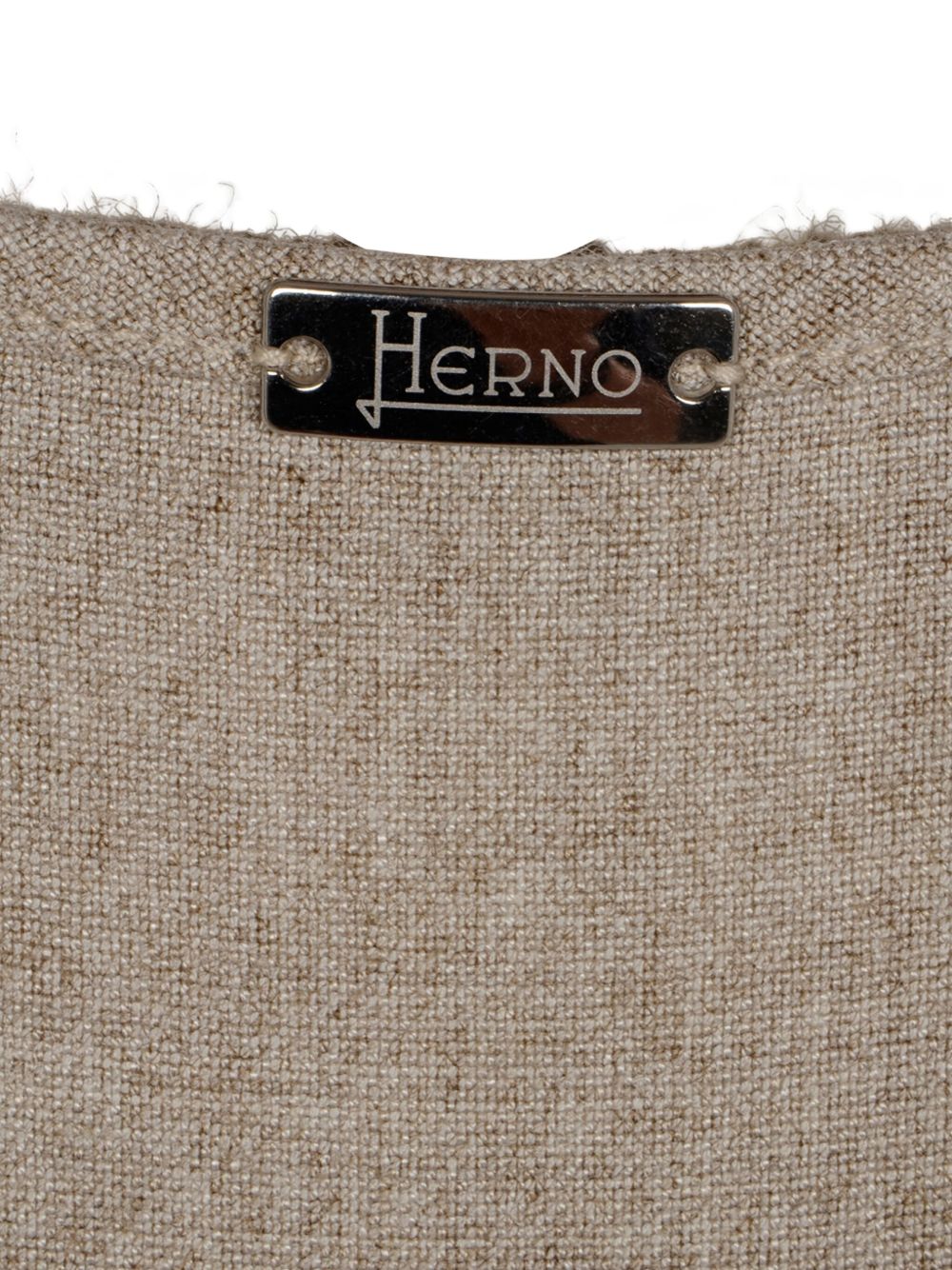 HERNO V-Neck Top with Side Tie