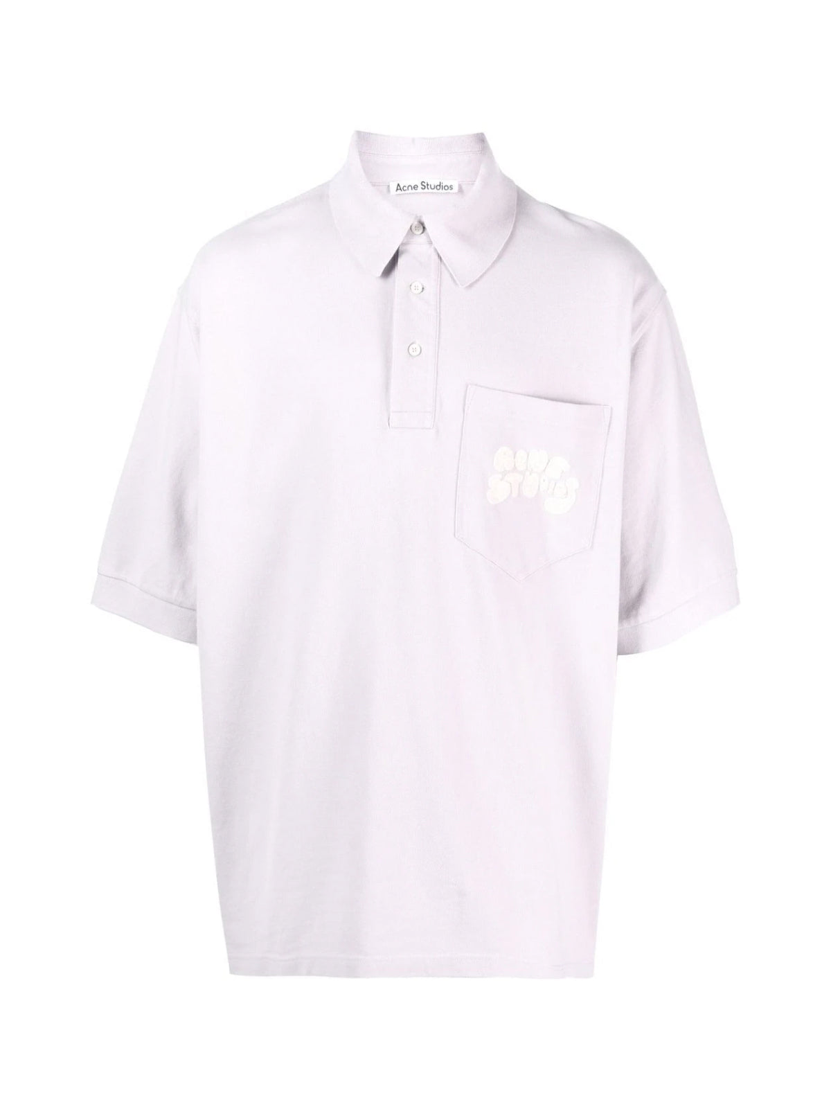 ACNE STUDIOS Oversized Bubble Logo Polo Shirt - SS24 Collection