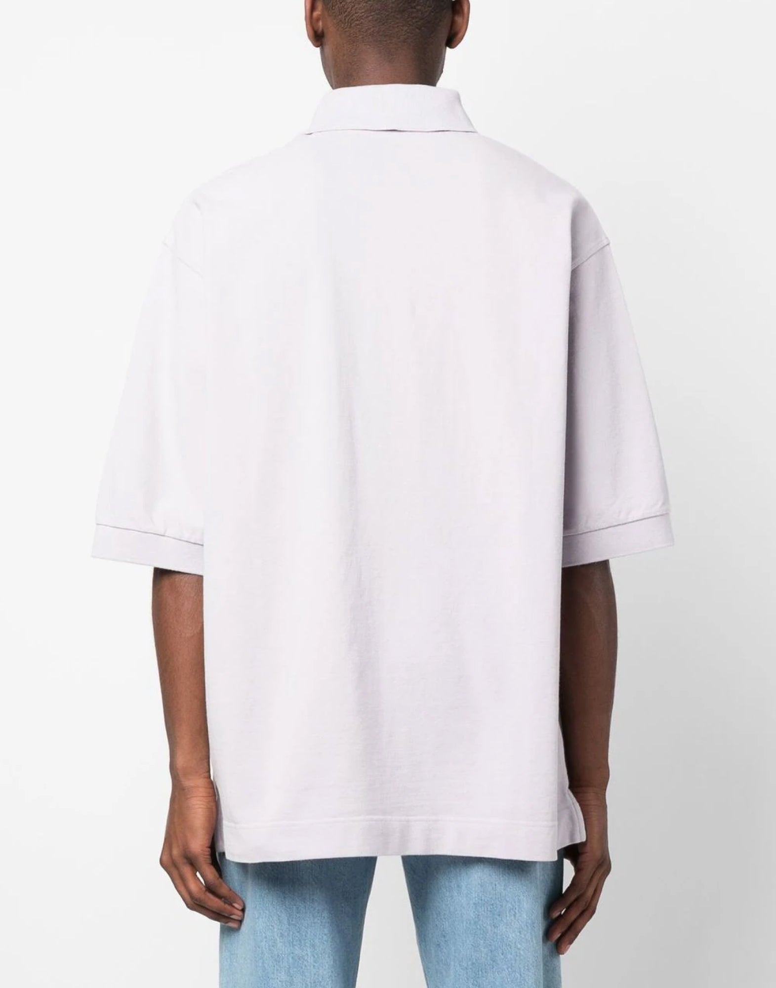 ACNE STUDIOS Oversized Bubble Logo Polo Shirt - SS24 Collection