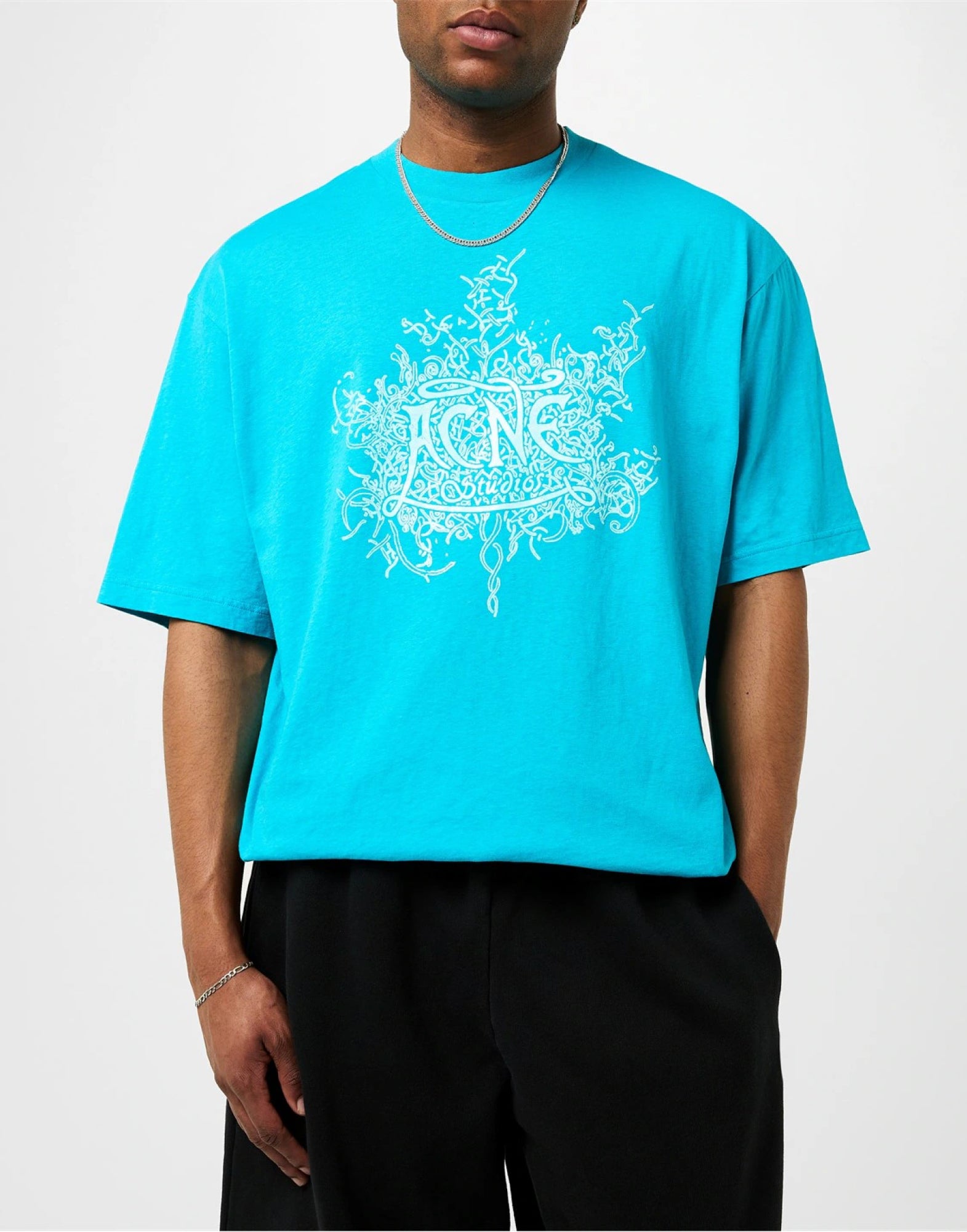 ACNE STUDIOS Loose Fit Devil Logo T-Shirt