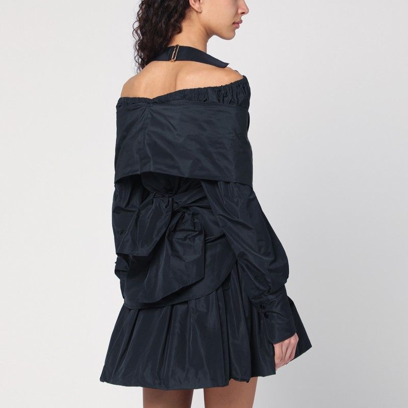 PATOU Crossover Blouse with Wide Neckline