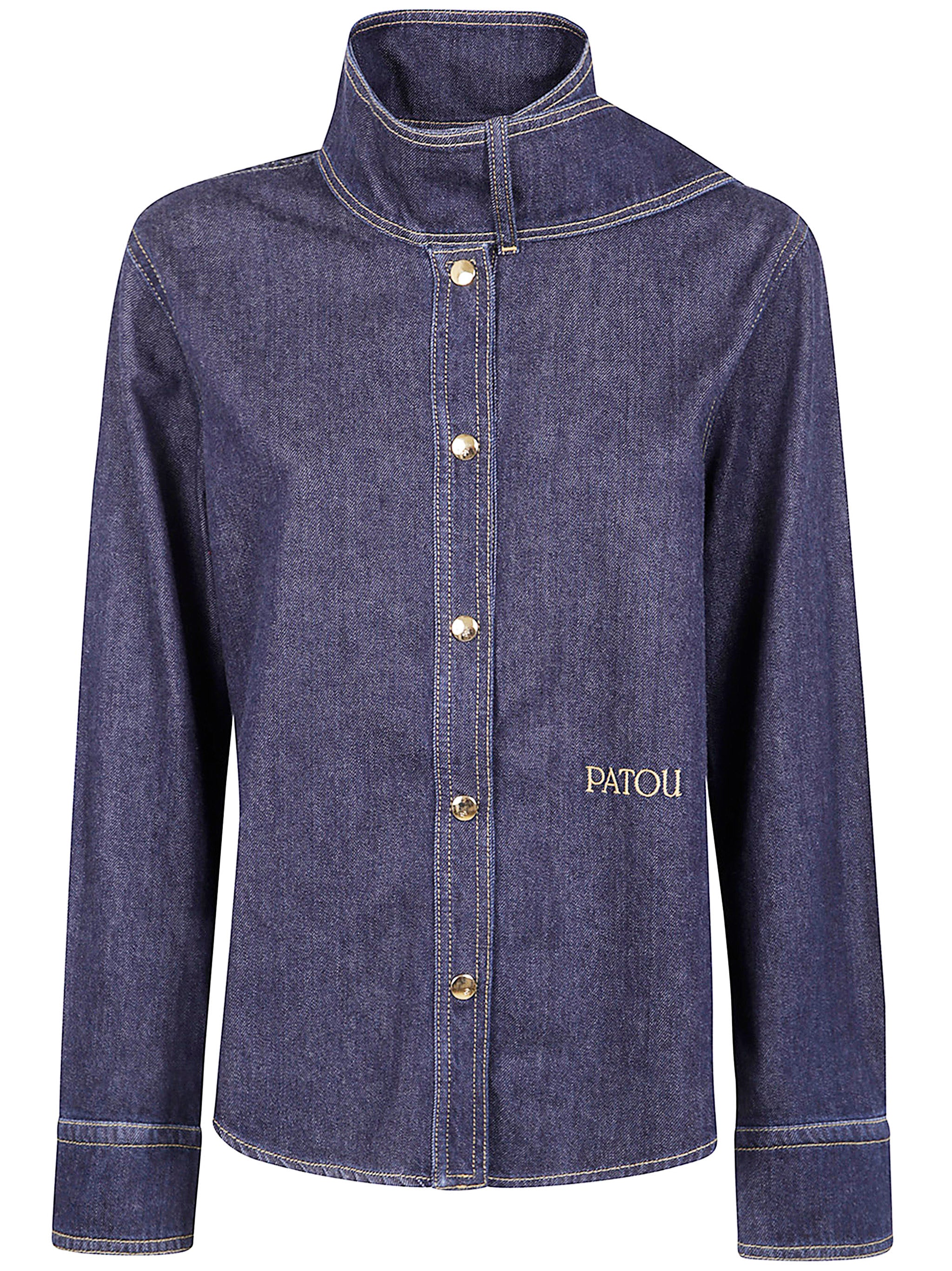 PATOU Ascot Collar Blouse