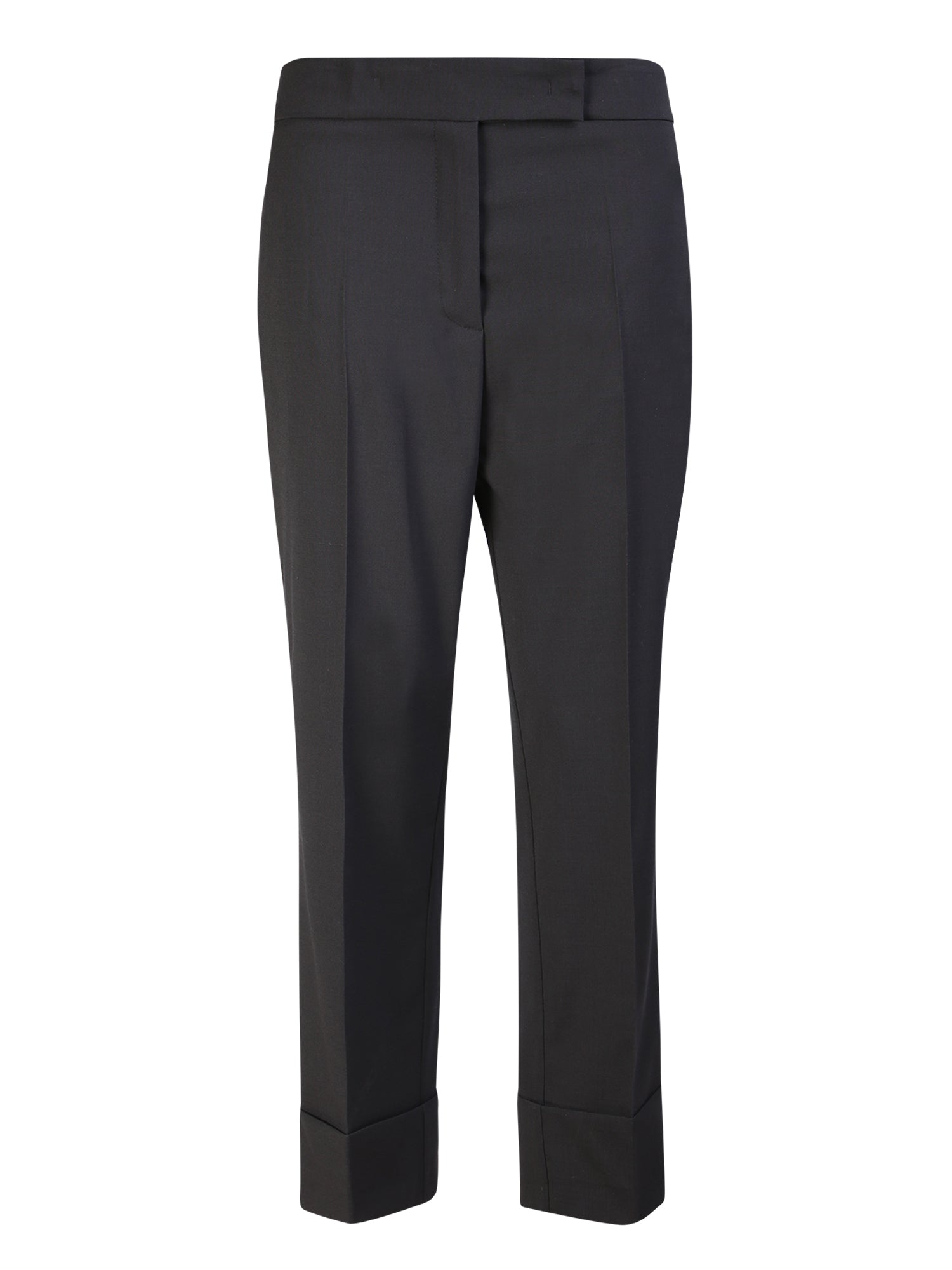 BLANCA VITA Chic High-Waisted Cropped Trousers for Women