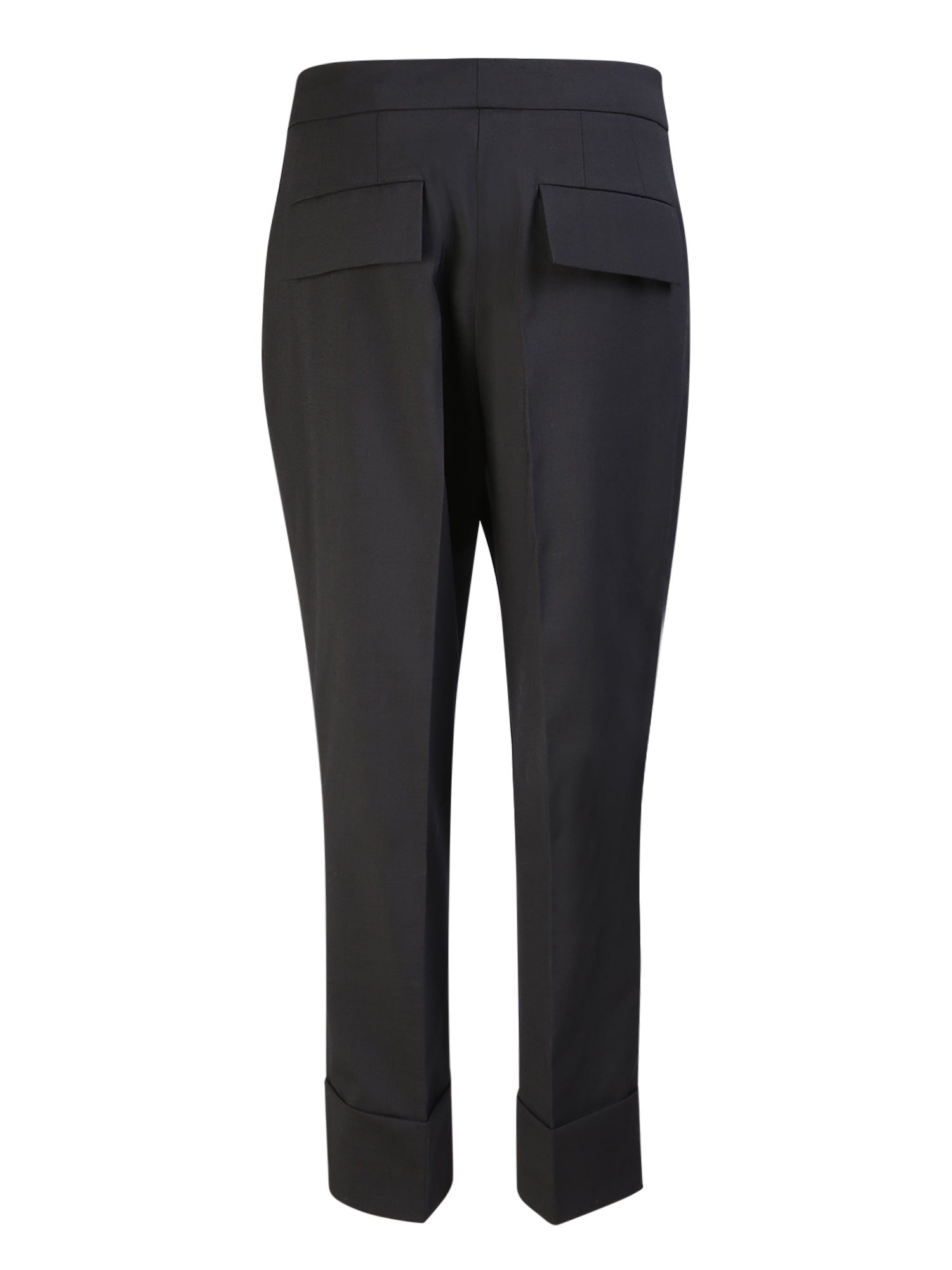 BLANCA VITA Chic High-Waisted Cropped Trousers for Women