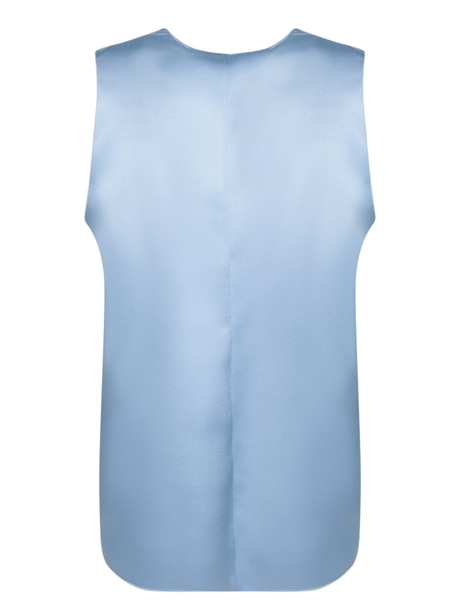 BLANCA VITA Elegant Satin Sleeveless Top for Women - SS25