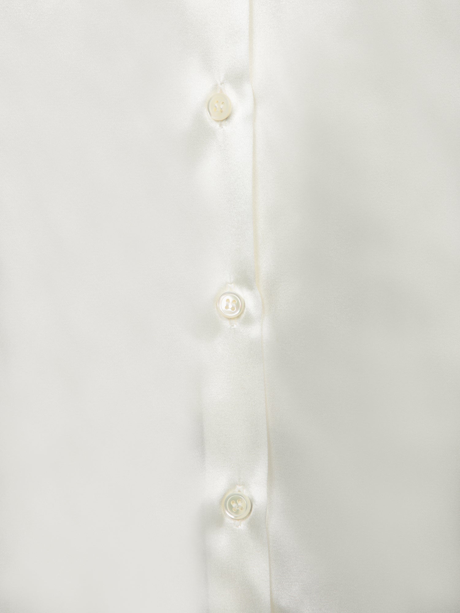 BLANCA VITA Silk Cuffed Sleeve White Shirt for Women - FW24