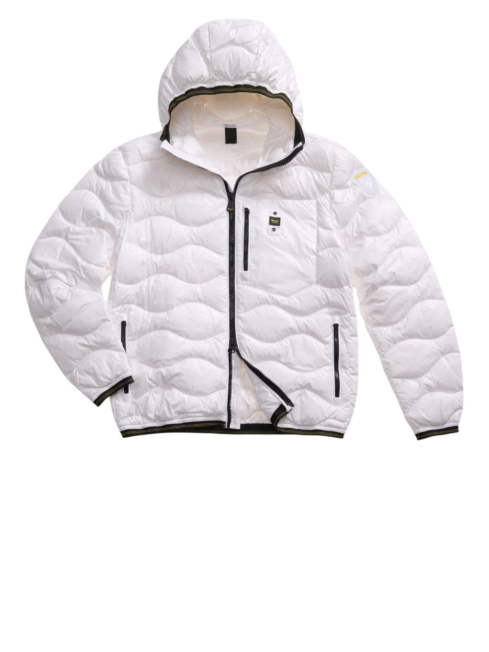 BLAUER Quilted Down Jacket with Fixed Hood for Men