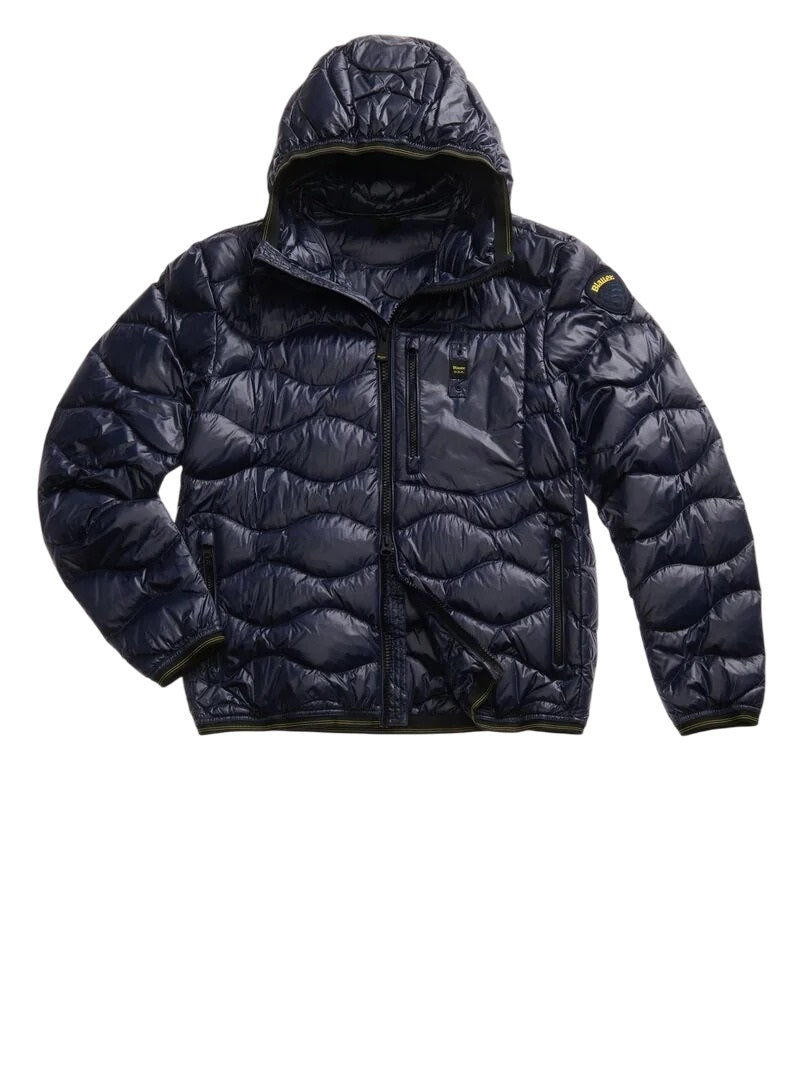 BLAUER Quilted Down Jacket with Fixed Hood - FW25