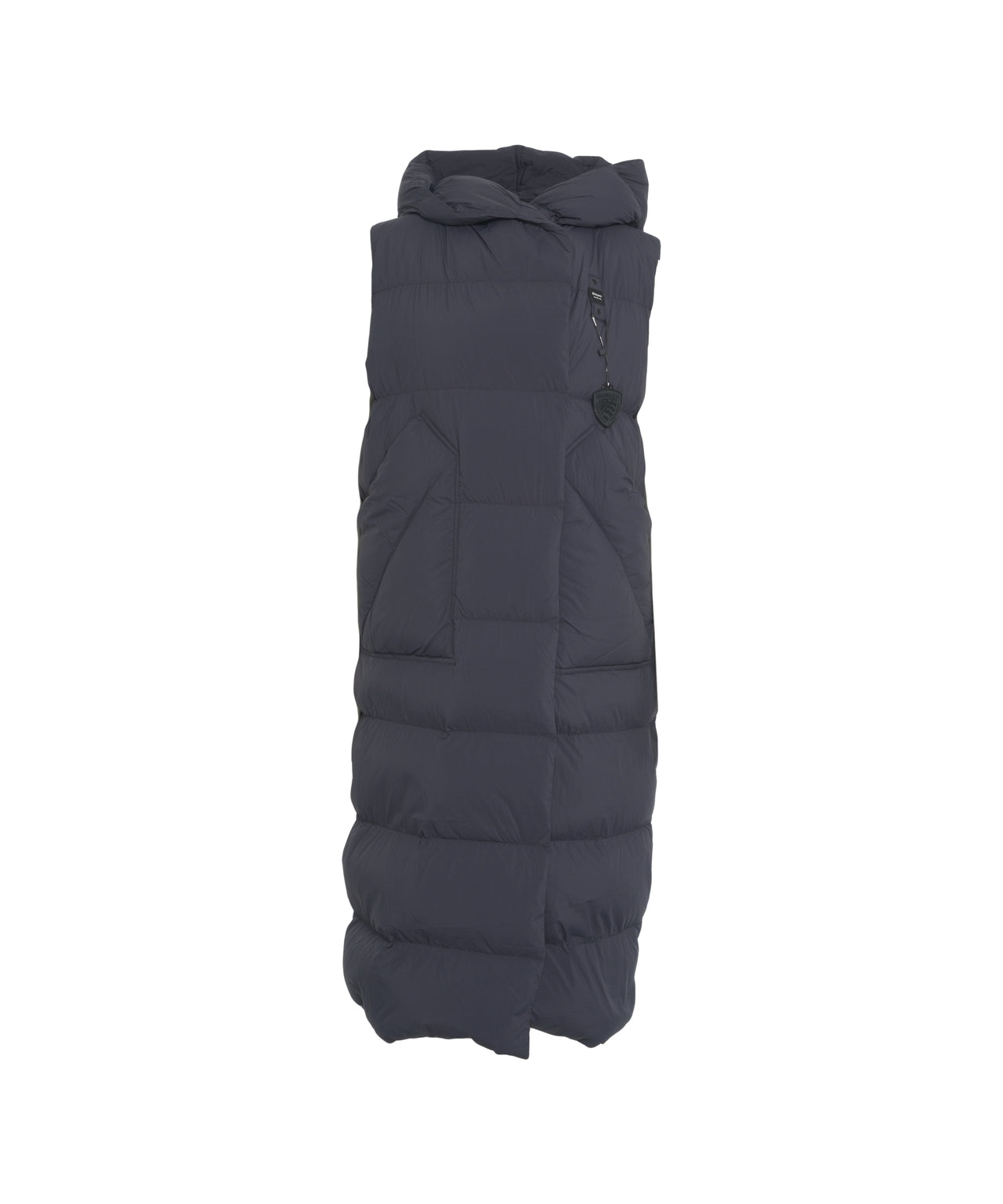 BLAUER Quilted Sleeveless Gilet with Hood for Women