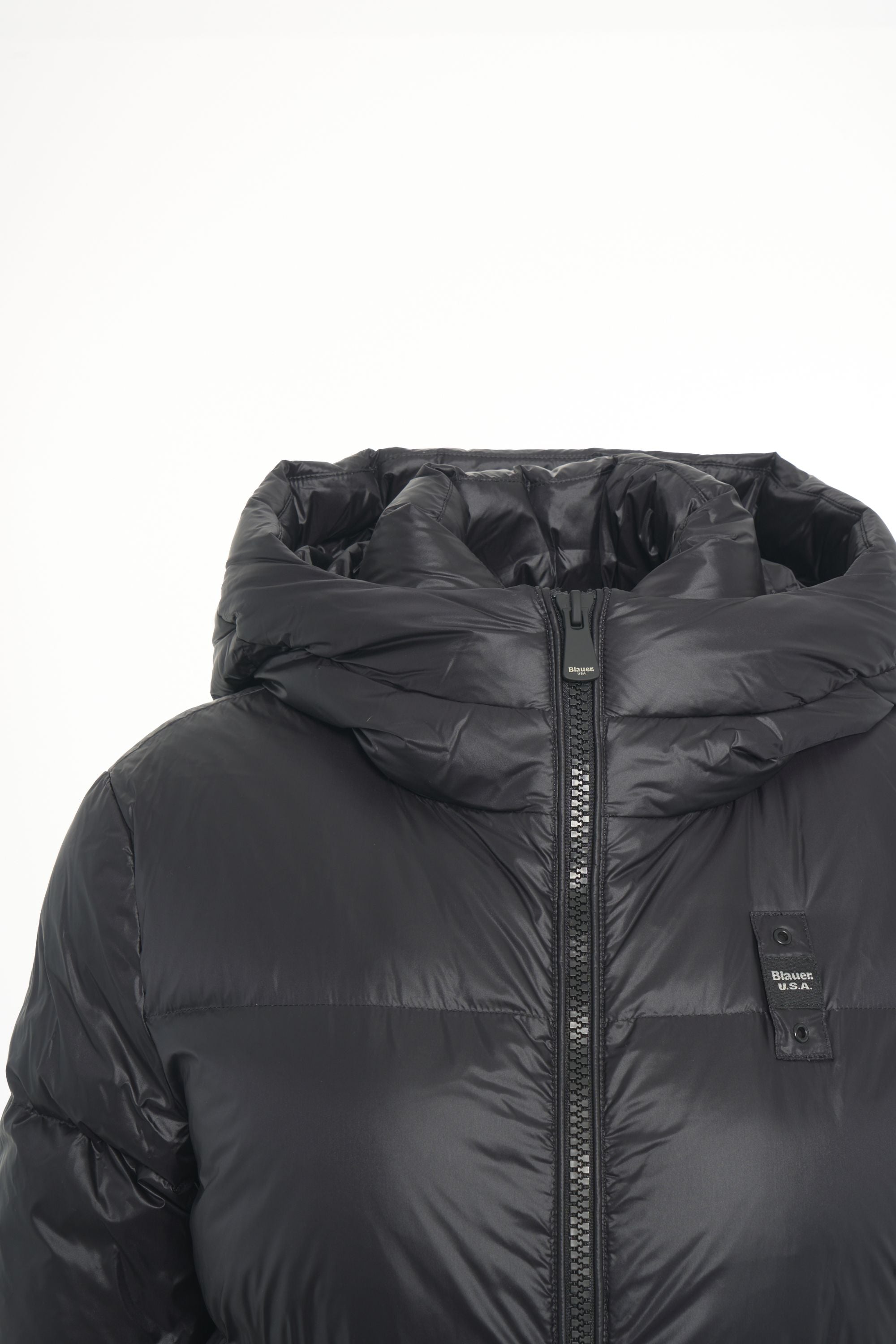 BLAUER Elegant Long Down Jacket for Women