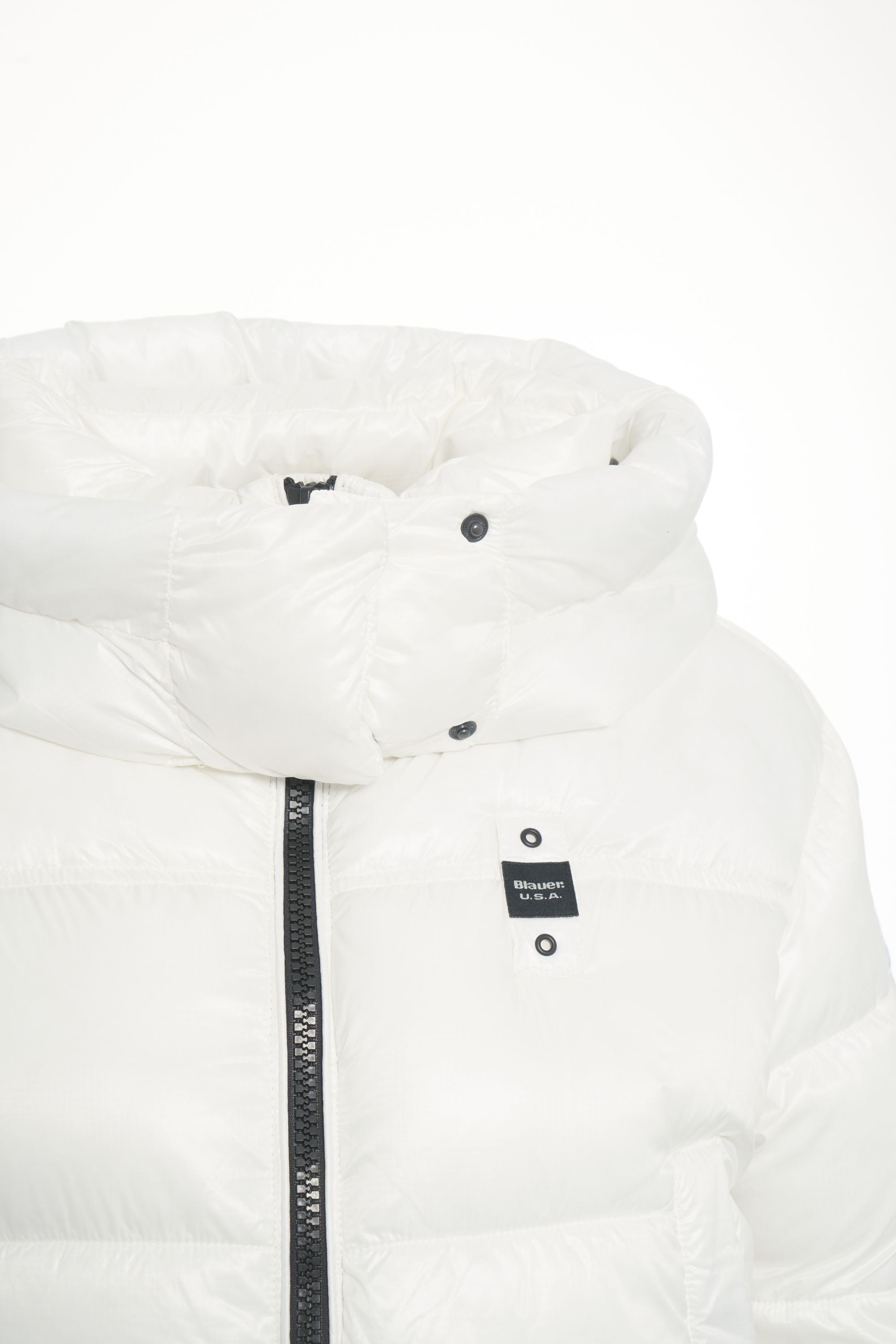 BLAUER Quilted Down Jacket with Integrated Hood
