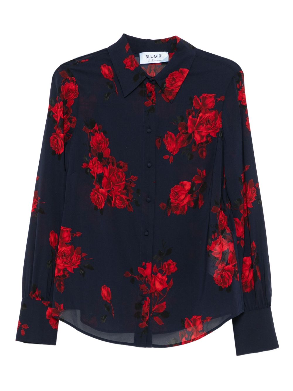 BLUGIRL Silk Blend Elegant Shirt for Women - FW25 Collection