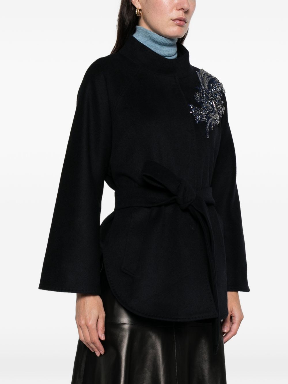 BLUGIRL Chic Women's Wool-Blend Jacket