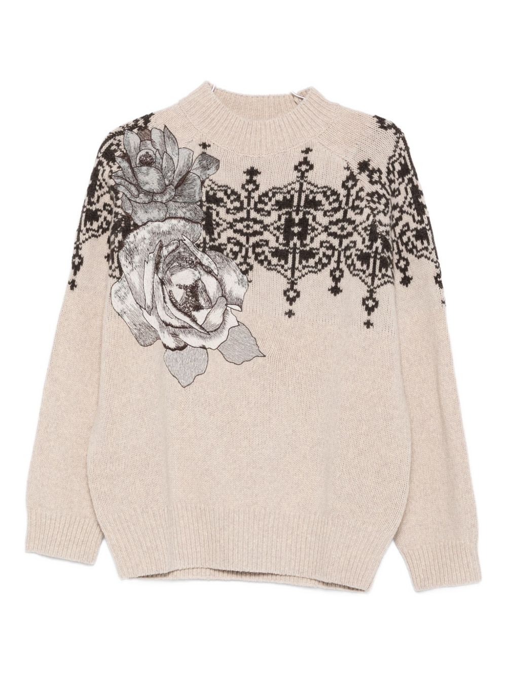 BLUGIRL Chic Wool Sweater for Women - Fall Winter Collection 25/26