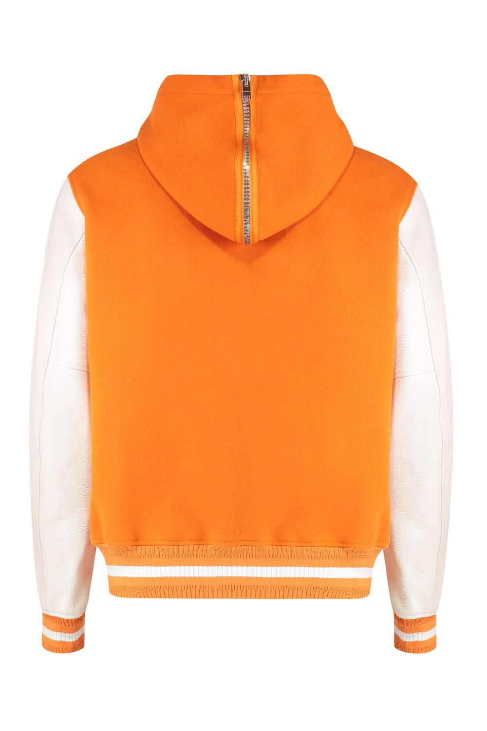 GIVENCHY Men's Wool and Leather Bomber Jacket