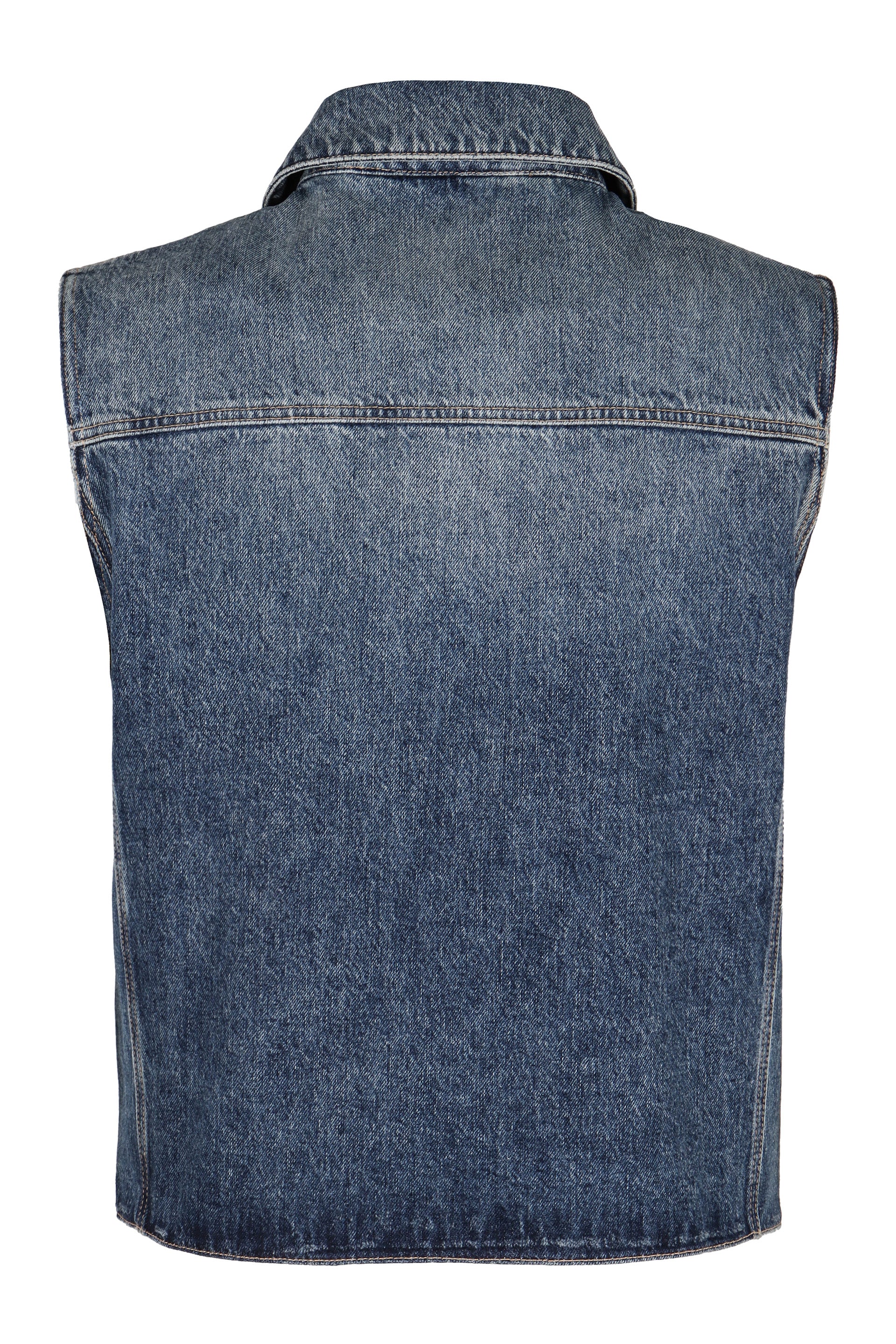 GIVENCHY Classic Cotton Denim Vest for Men