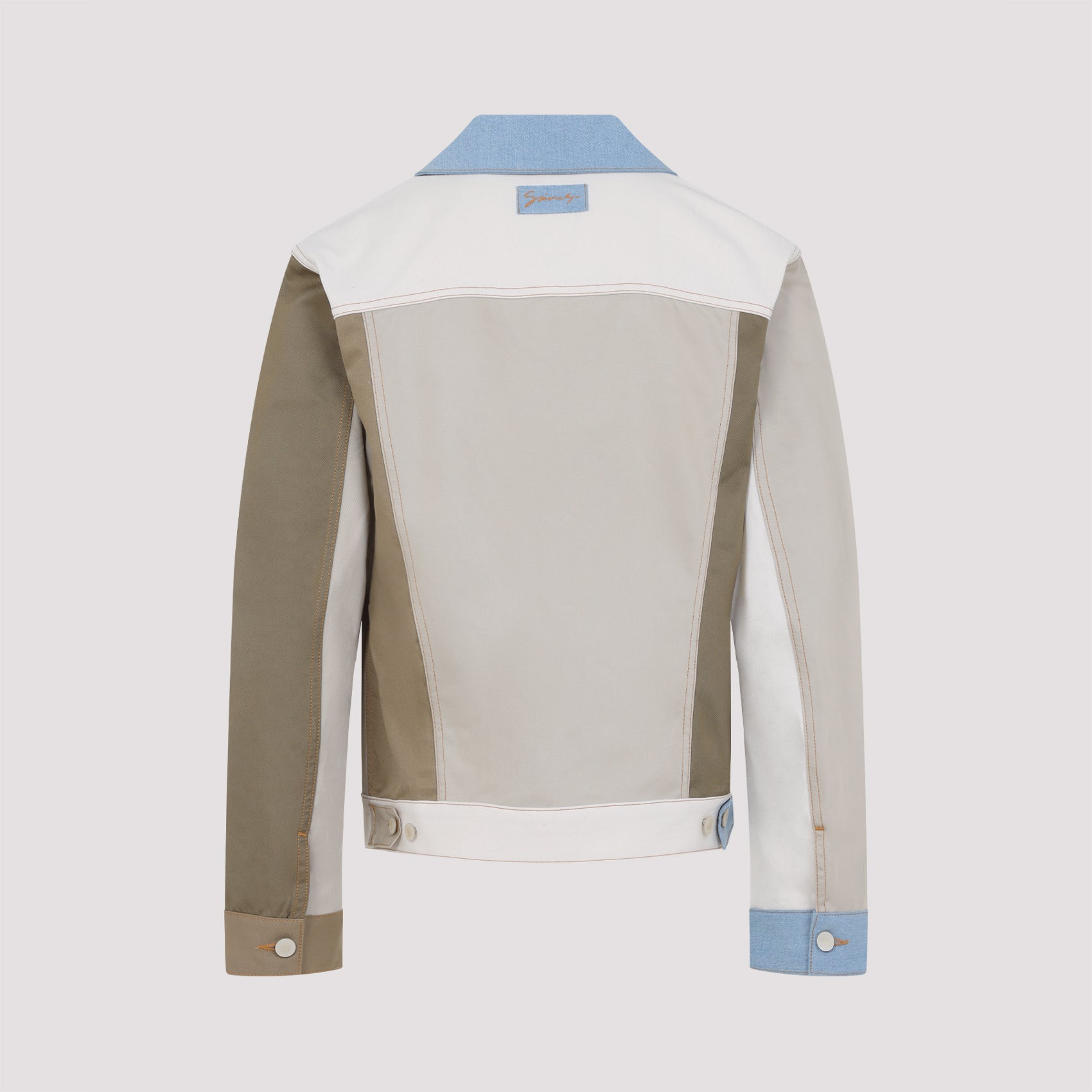 GIVENCHY Pleated and Snapped Denim Jacket