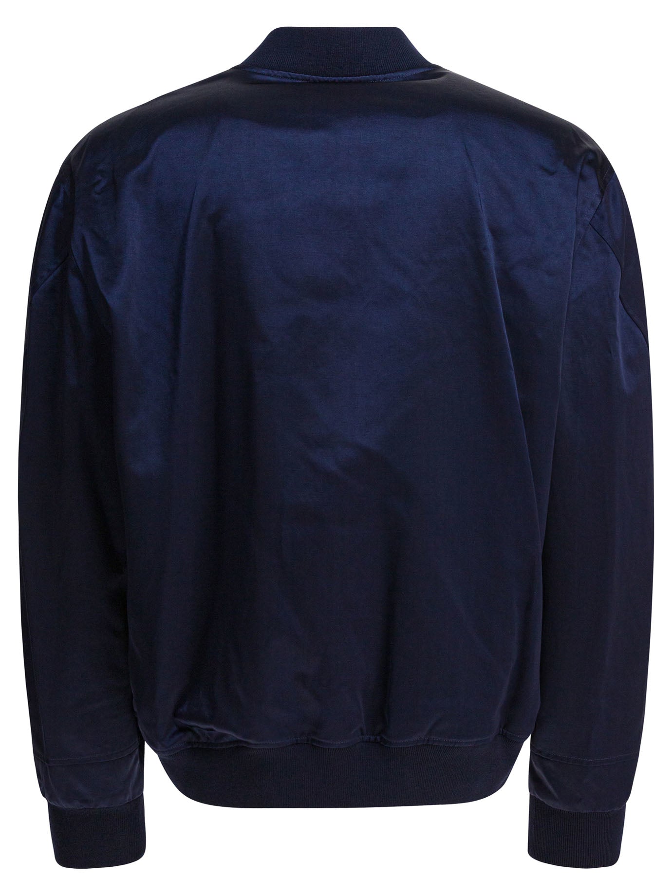 GIVENCHY Satin Zipped Overhead Jacket for Men - FW25