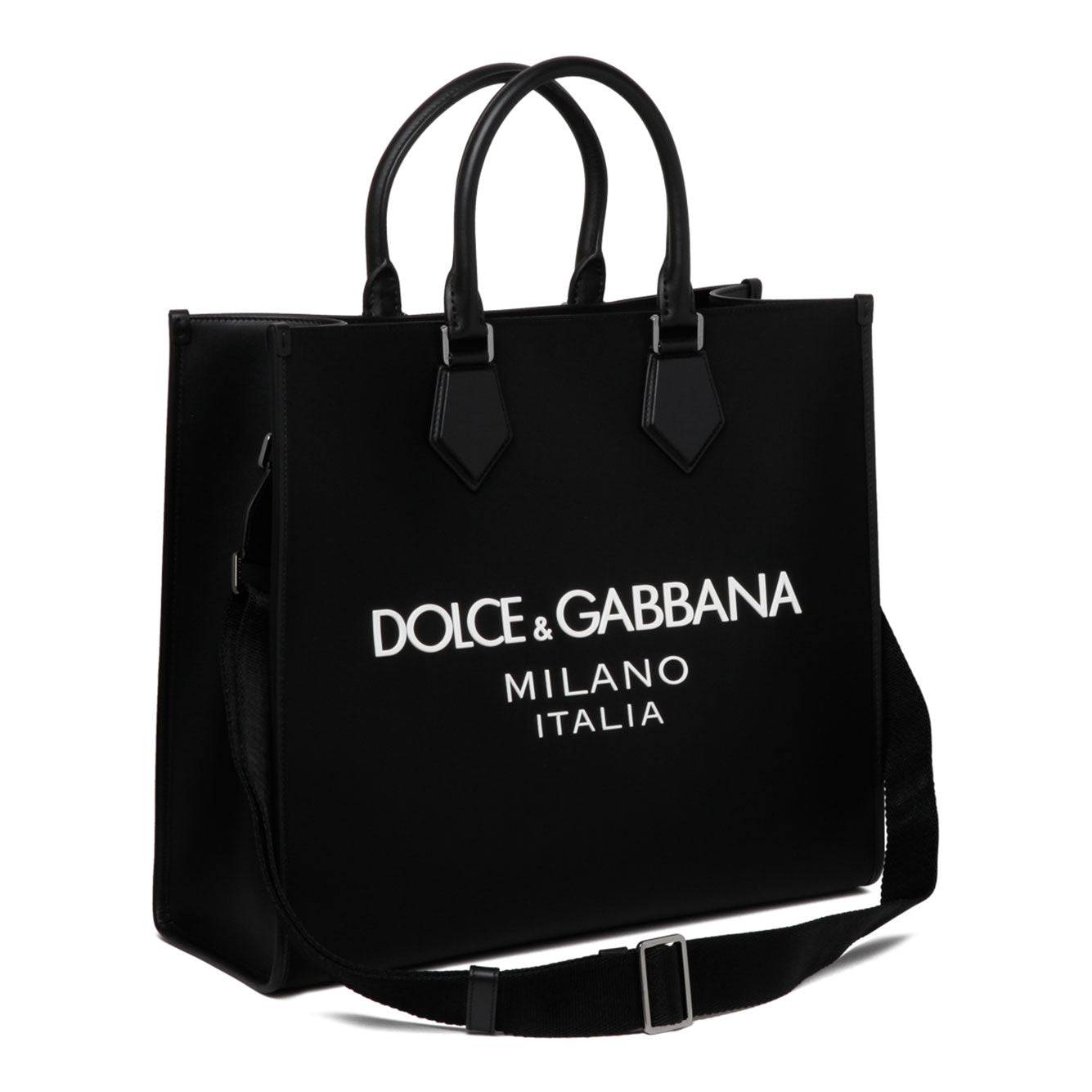 DOLCE & GABBANA Mixed Material Handbag for Men