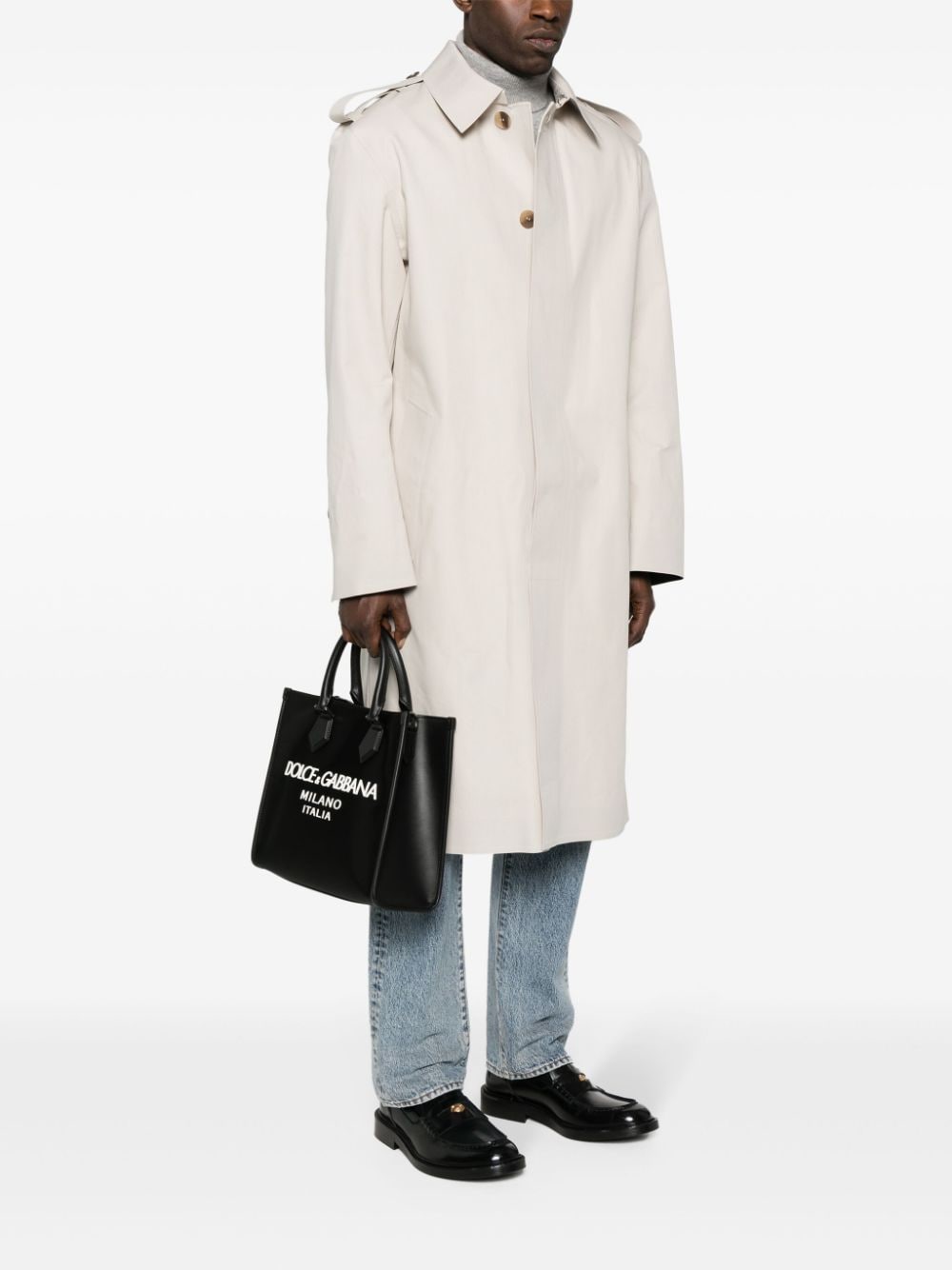 DOLCE & GABBANA Shopping Handbag with Logo - FW24 Design