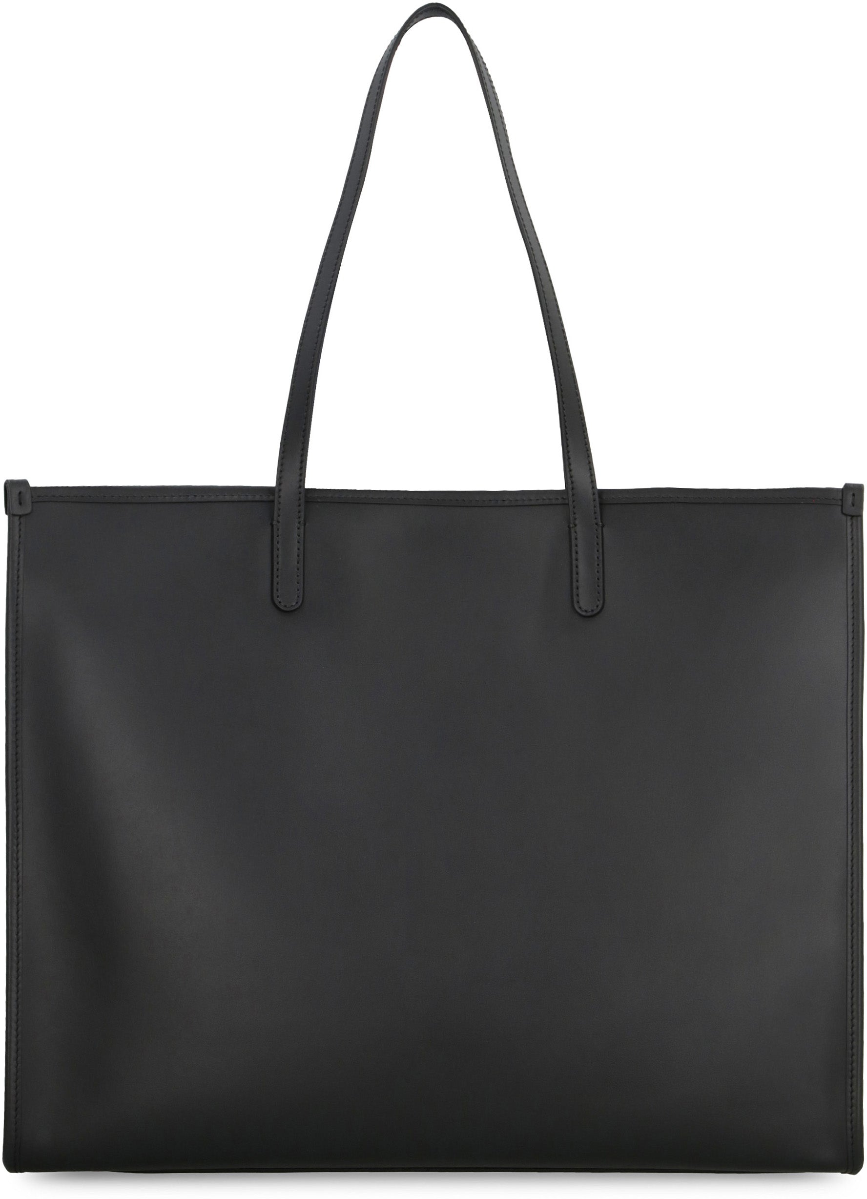 DOLCE & GABBANA Leather Shopping Tote Handbag for Men