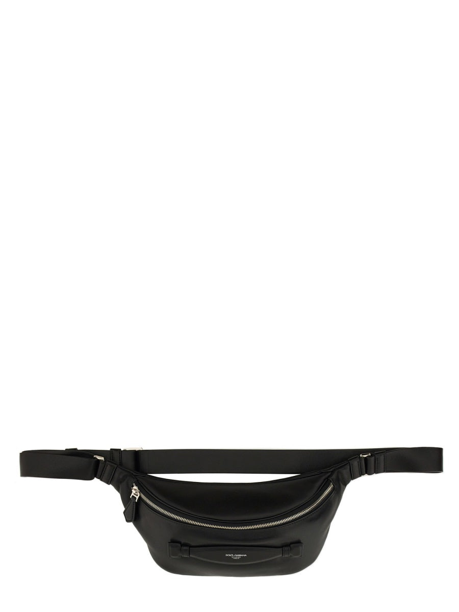 DOLCE & GABBANA Mini Leather Pouch Handbag