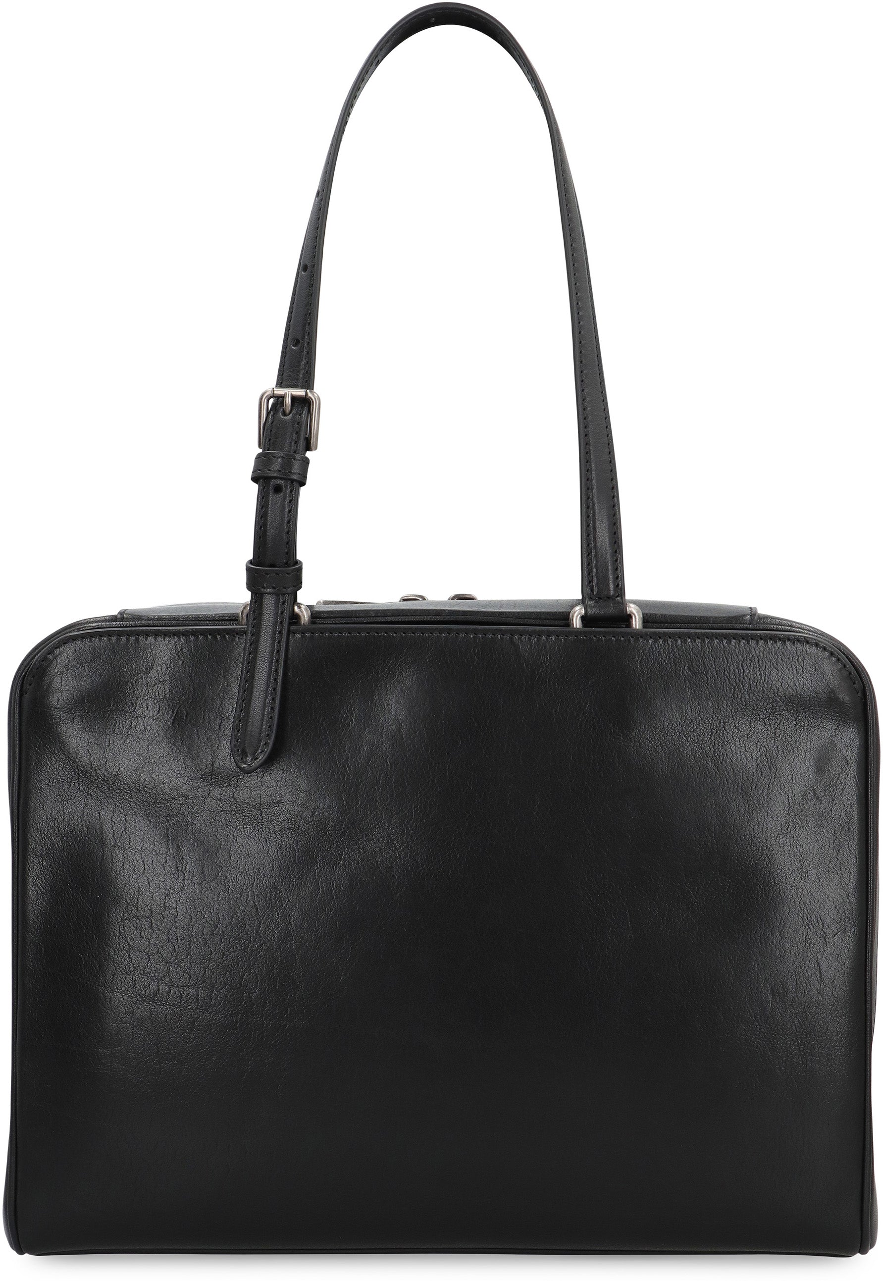 DOLCE & GABBANA Elegant Leather Handbag - 32 cm x 24 cm x 10 cm