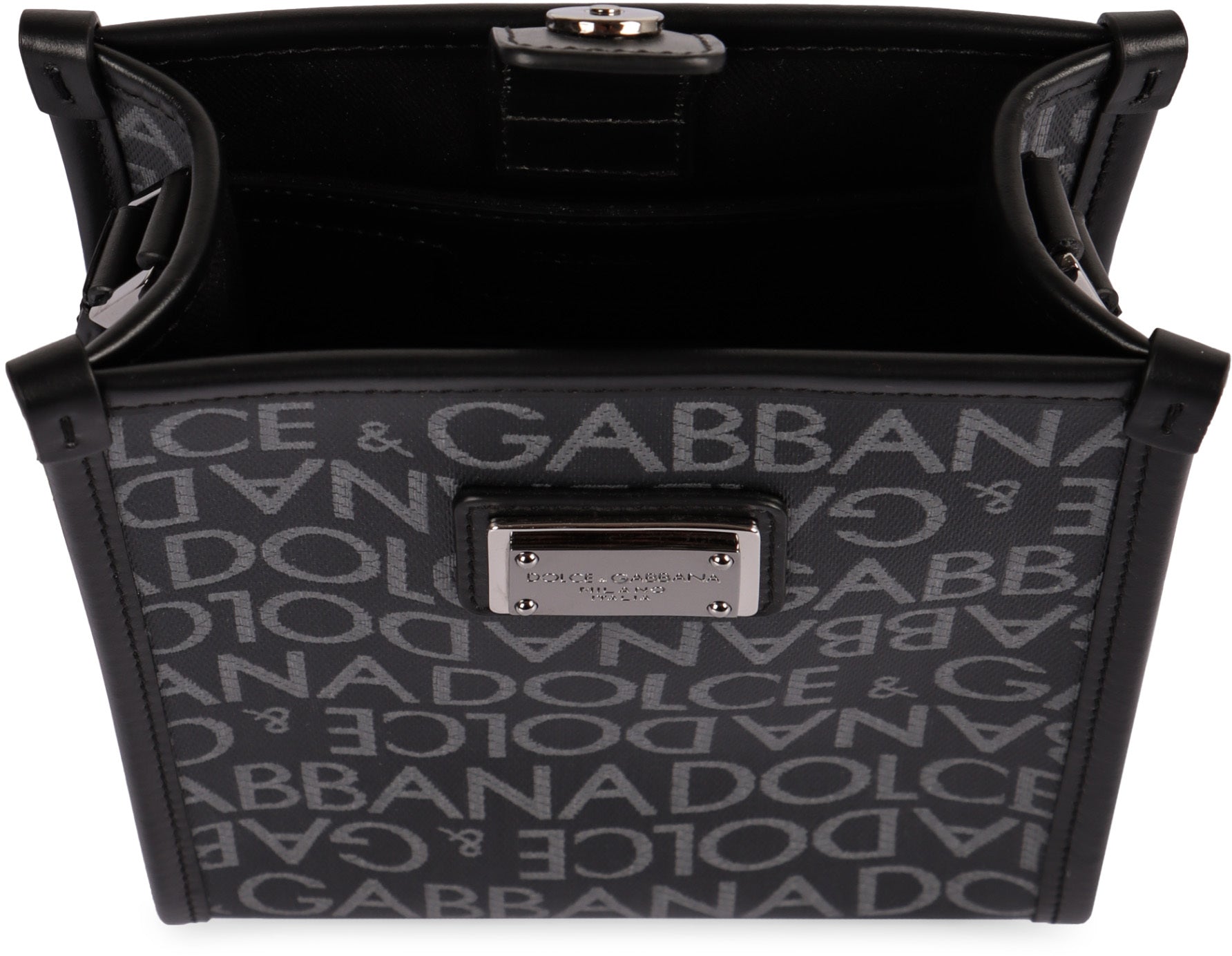 DOLCE & GABBANA Messenger Handbag with Logo (15 cm x 19.5 cm)