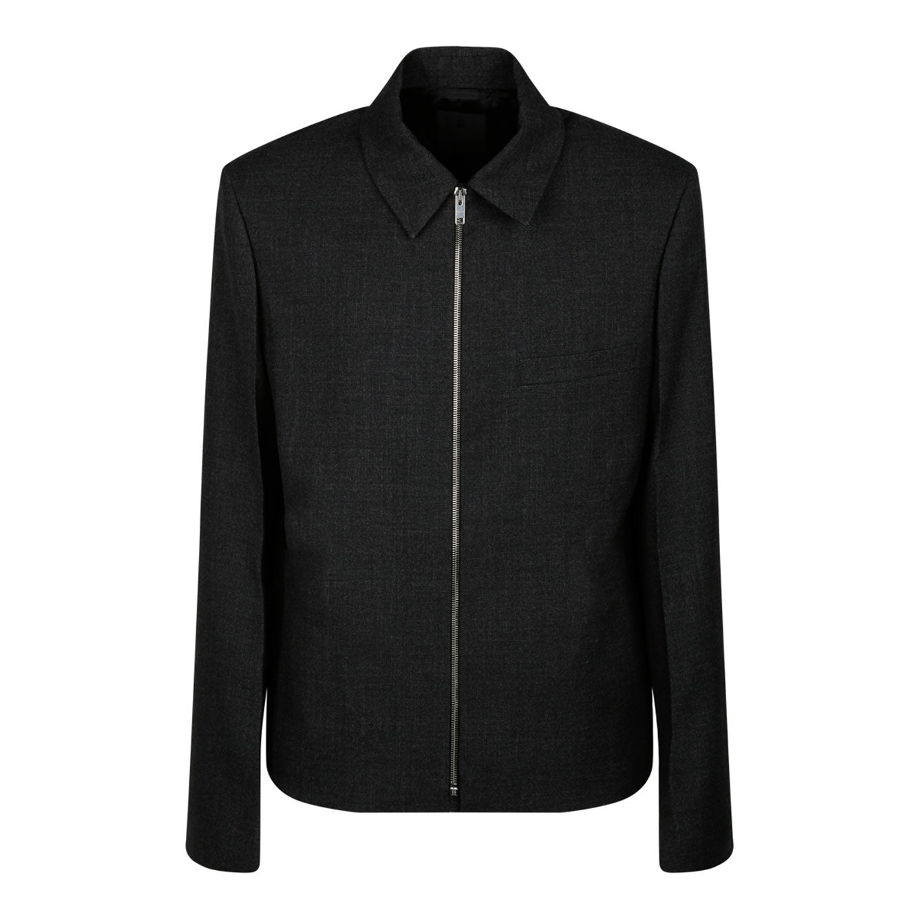 GIVENCHY Virgin Wool Outerwear Jacket for Men