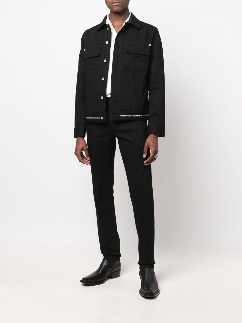 GIVENCHY Slim Fit Jeans with Metallic Details