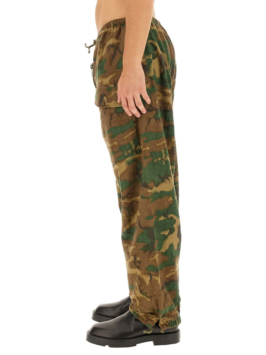 GIVENCHY Camouflage Pants - Size 48 IT