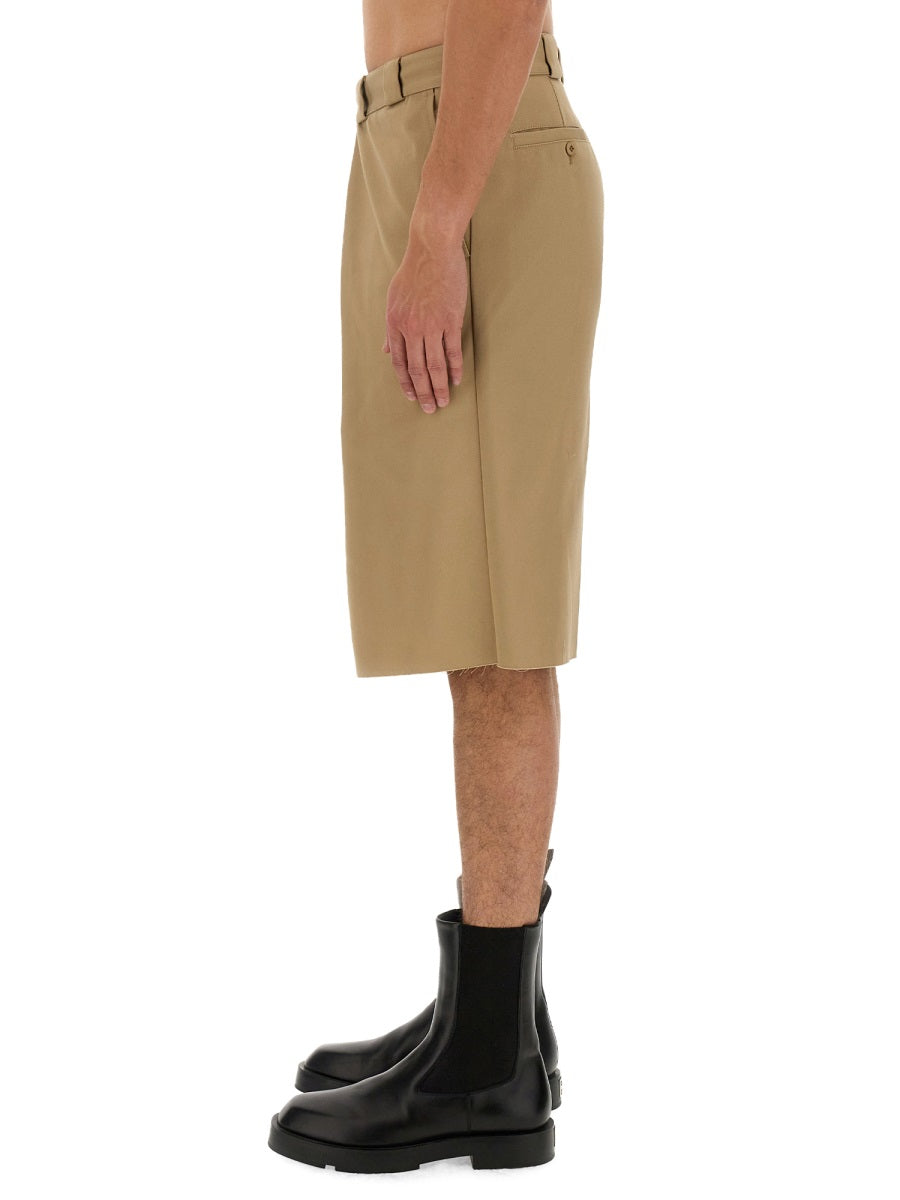 GIVENCHY Men's Mini Polyester Blend Bermuda Shorts