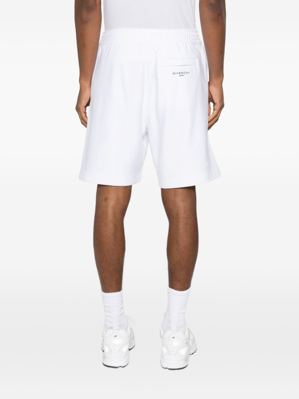GIVENCHY Logo Cotton Shorts for Men - SS26 Collection