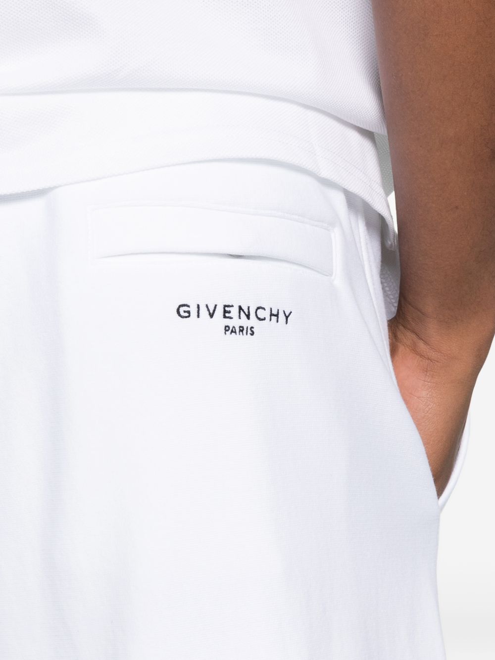 GIVENCHY Logo Cotton Shorts for Men - SS26 Collection