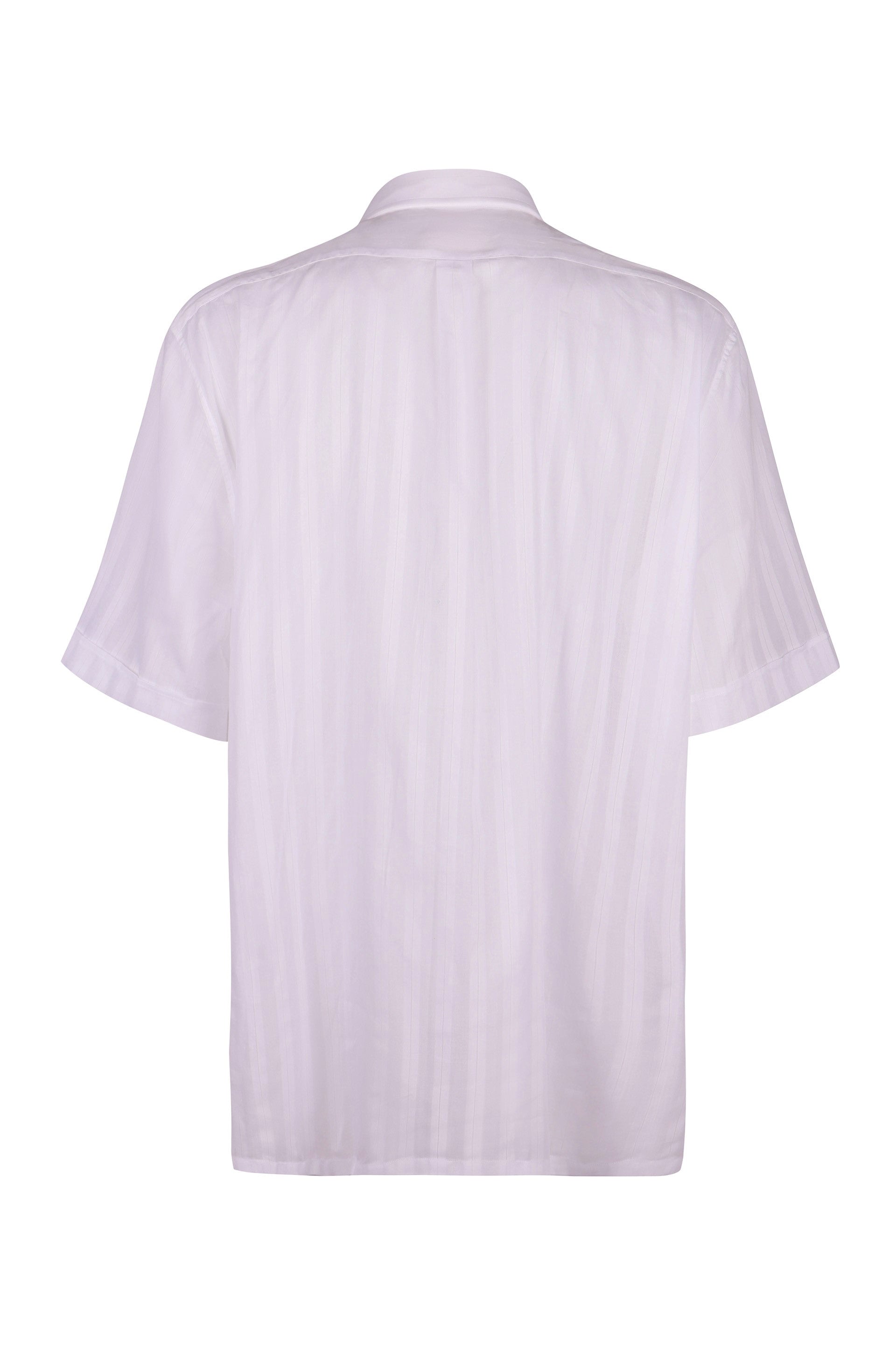 GIVENCHY Embroidered Stripped Poplin Shirt for Men - SS24