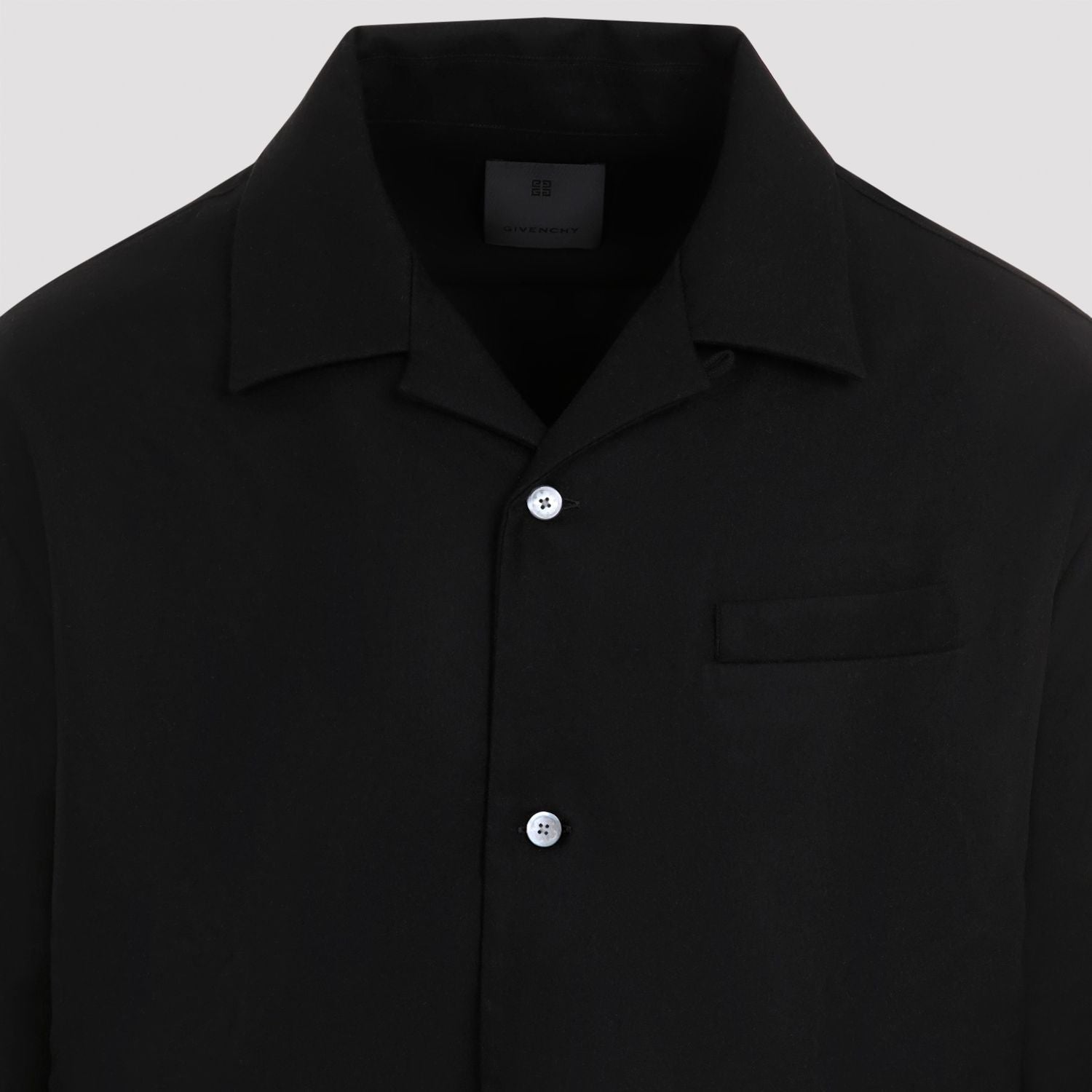 GIVENCHY Men's Virgin Wool Classic Shirt