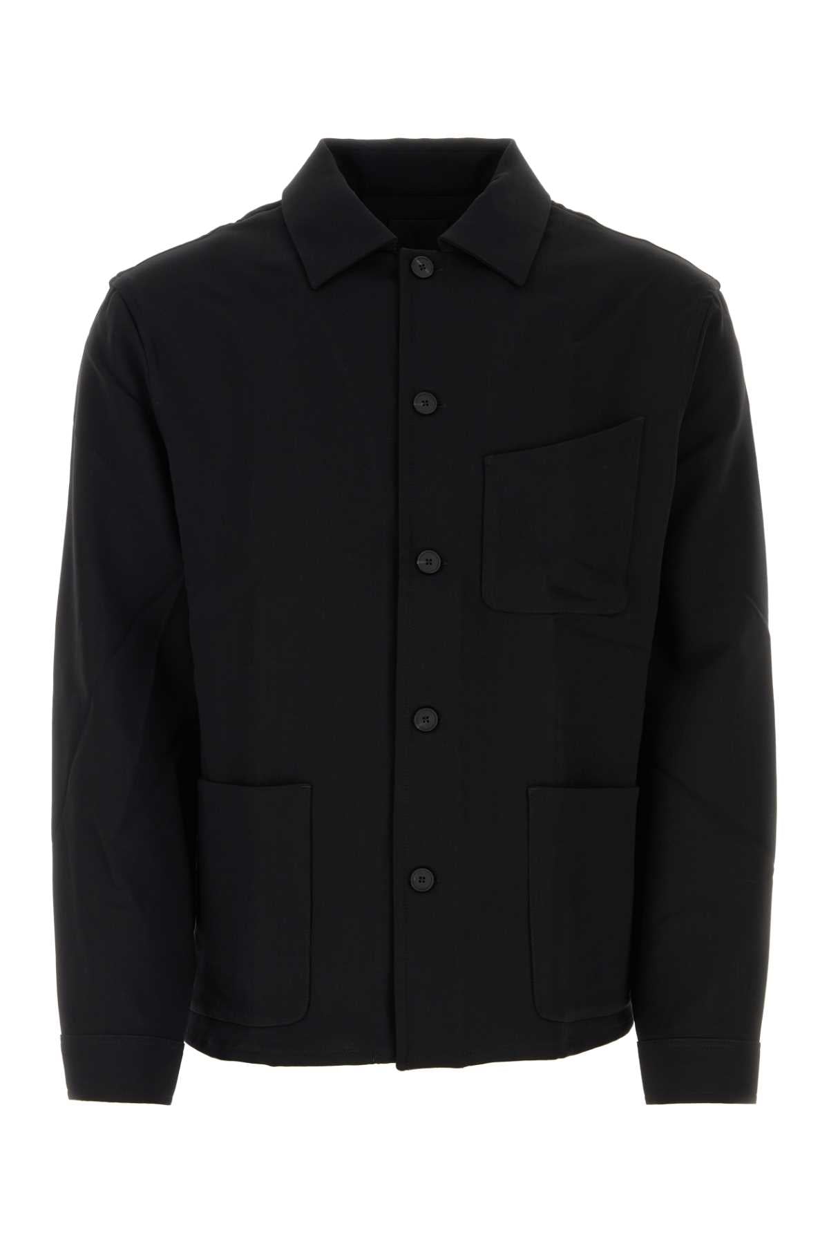 GIVENCHY Wool Blend Overshirt for Men - Fall/Winter 2025