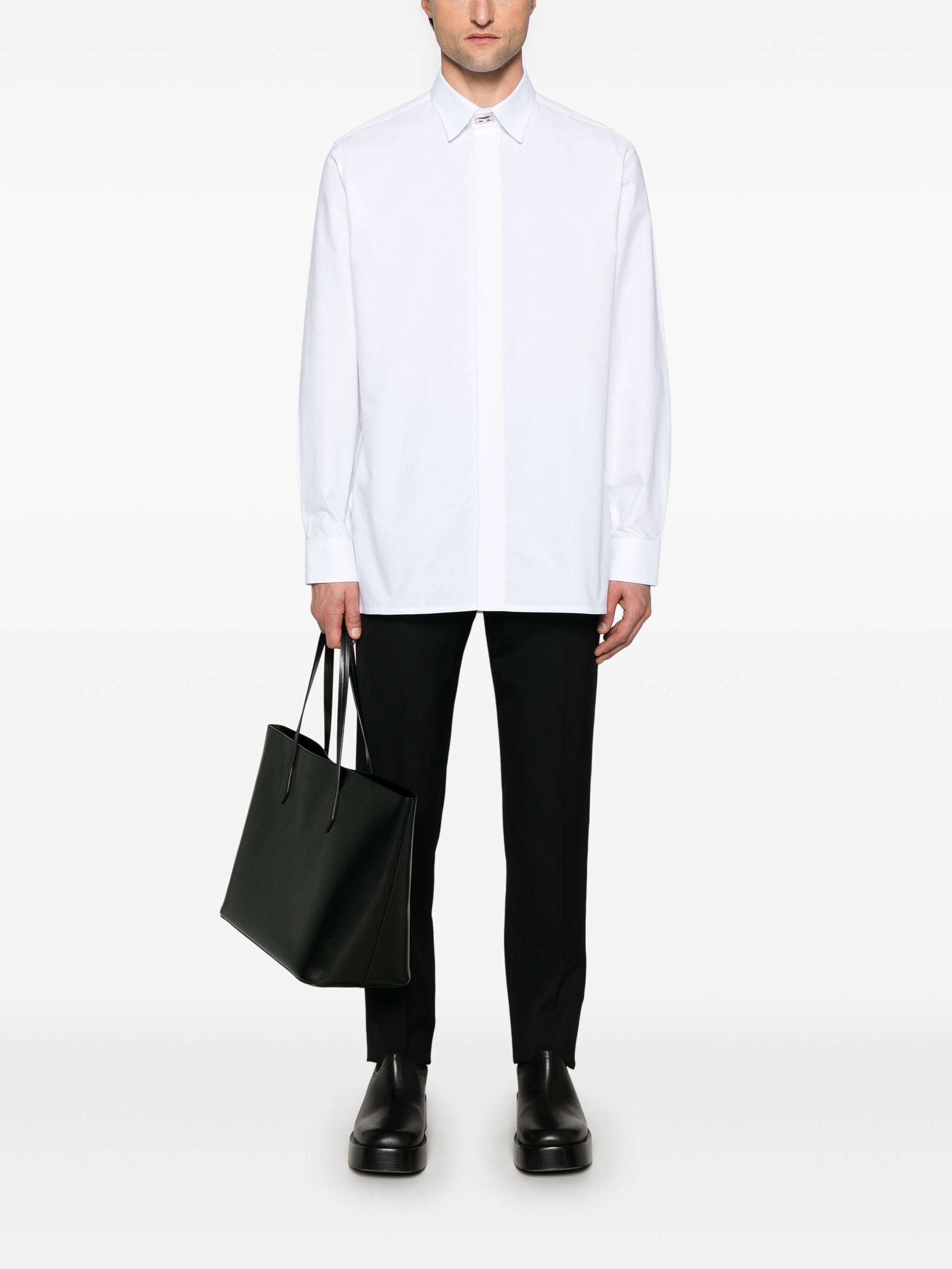 GIVENCHY Classic Fit Cotton Shirt for Men