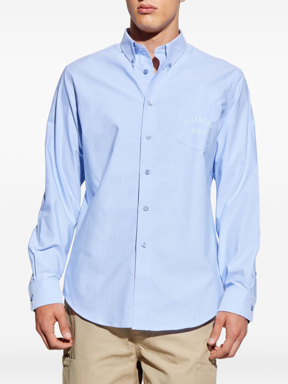 GIVENCHY Embroidered Pocket Shirt for Men