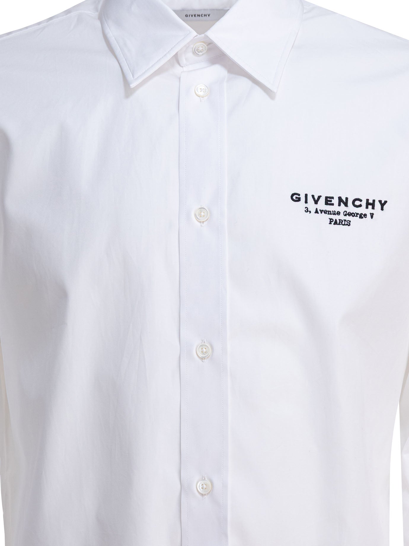 GIVENCHY Classic Fit Mens Shirt with Signature Stamp