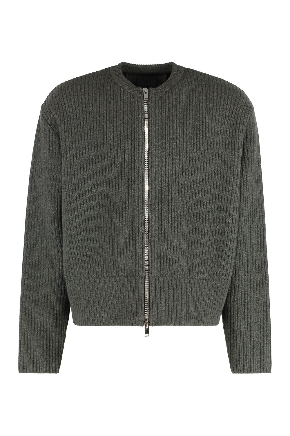 GIVENCHY Men's Wool Sweater with Ribbed Knit Edges