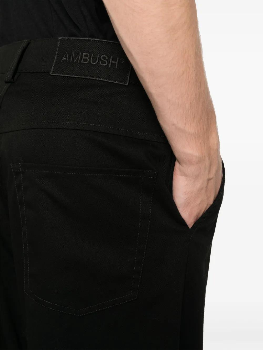 AMBUSH Men's Mini Zip Up Trousers
