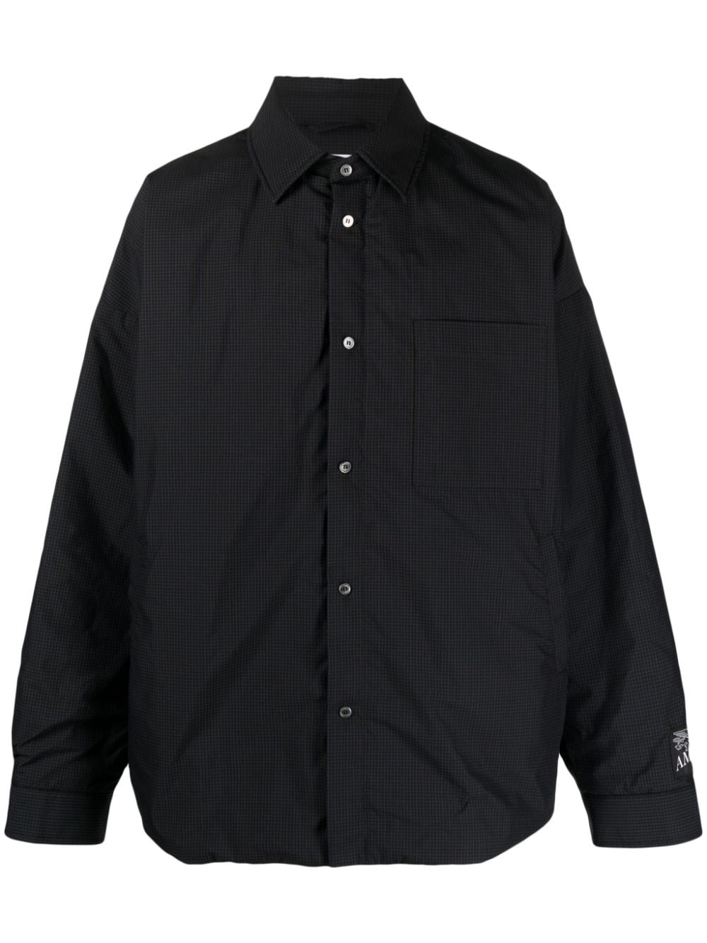 AMBUSH Gingham-Check Padded Shirt Jacket for Men