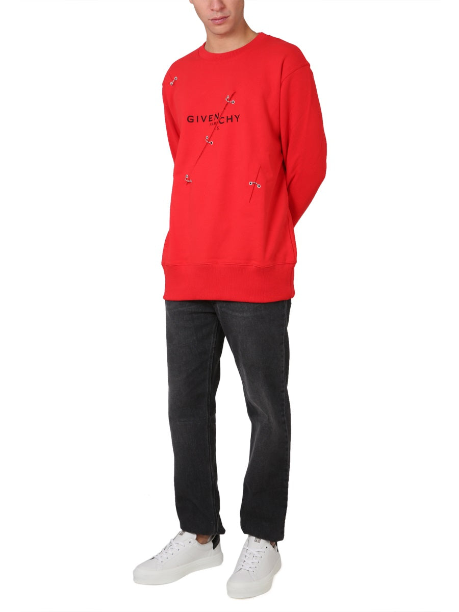 GIVENCHY Stylish Sweatshirt with Elaborate Details